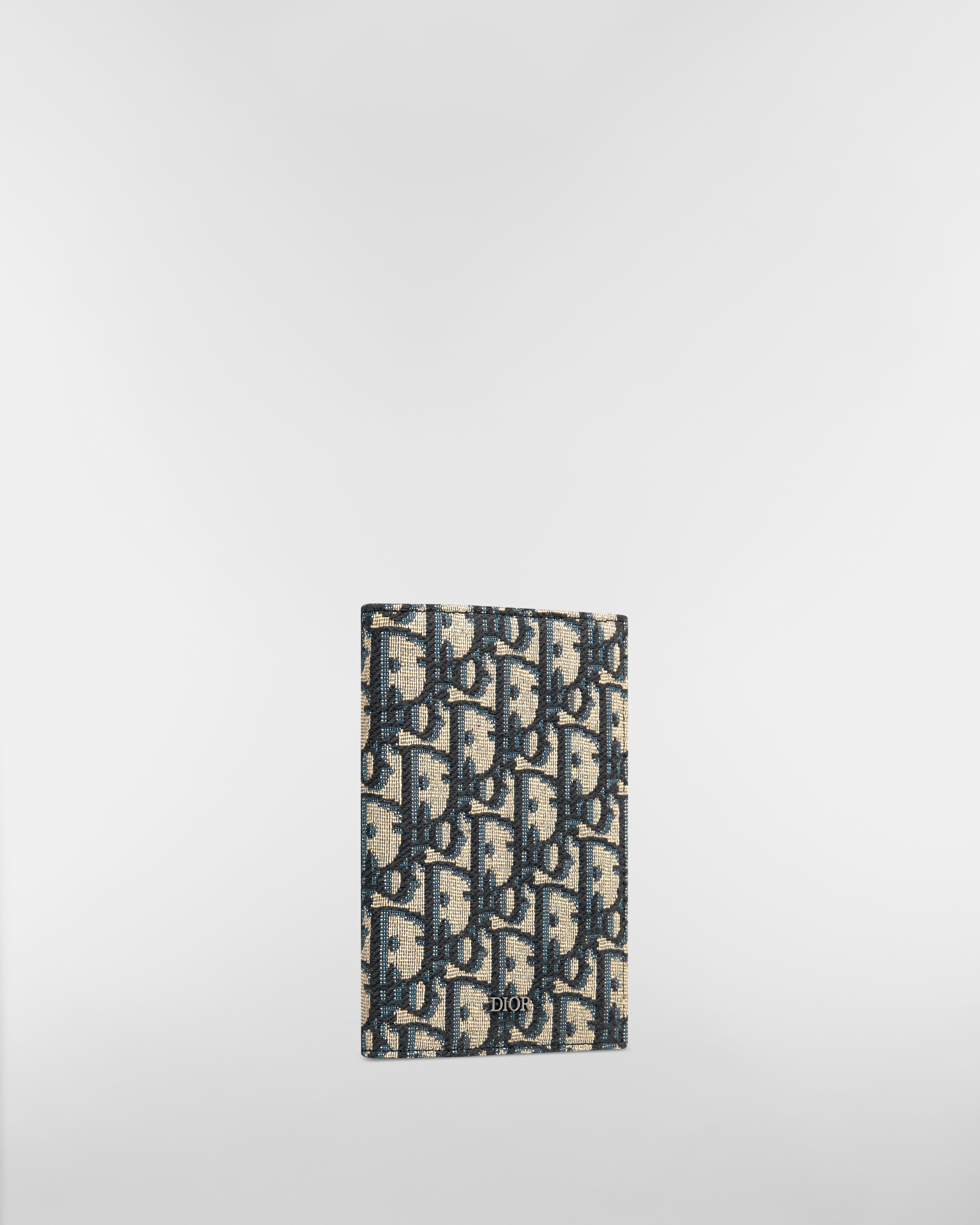 护照套 米色和黑色 Oblique 印花面料 E03