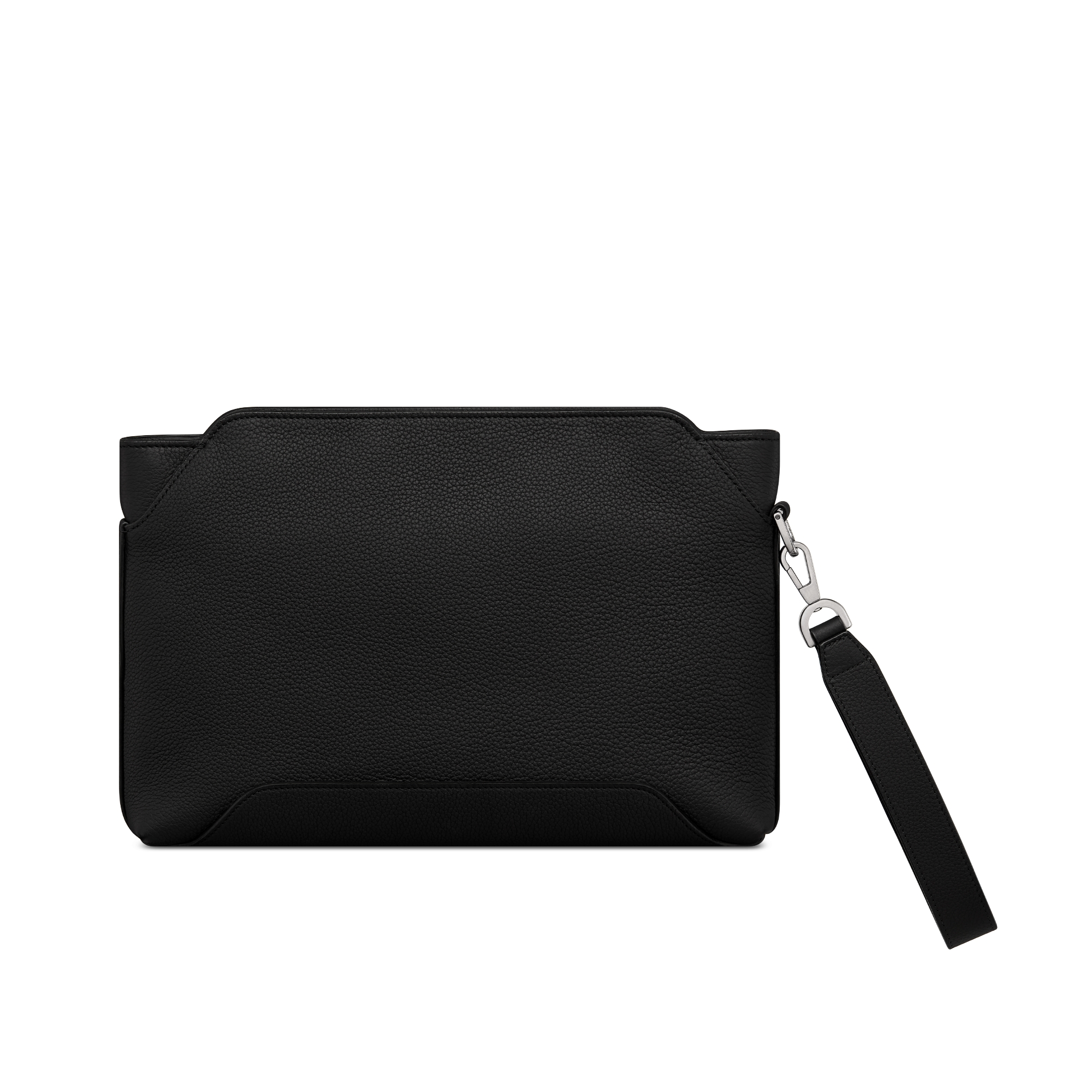 Dior Normandie A5 三角形手拿包 黑色 Dior Icons 牛皮革 E08