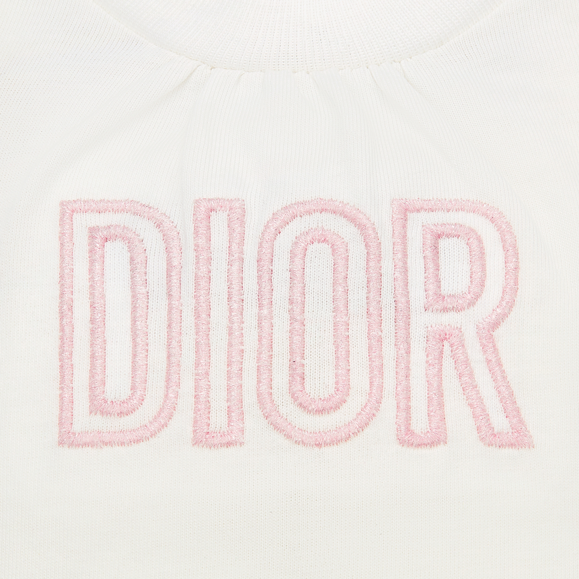 婴幼儿 T 恤 象牙色棉质平纹针织面料 E09