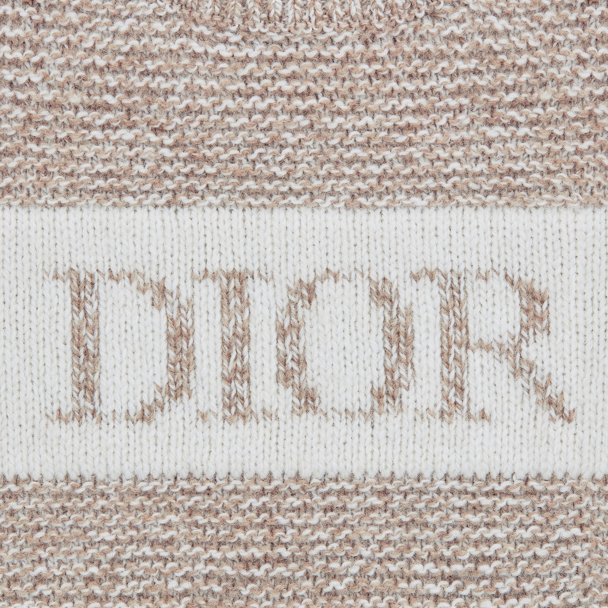 婴幼儿开衫 花米色绵羊毛混纺针织面料 E09