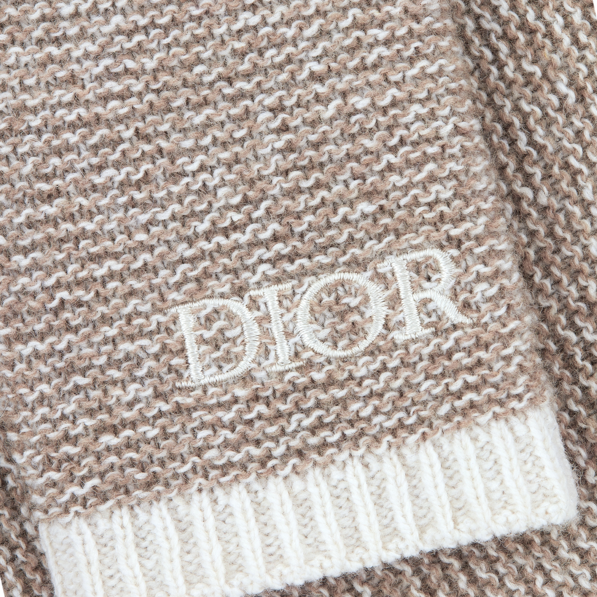 婴幼儿长裤 花米色绵羊毛混纺针织面料 E09