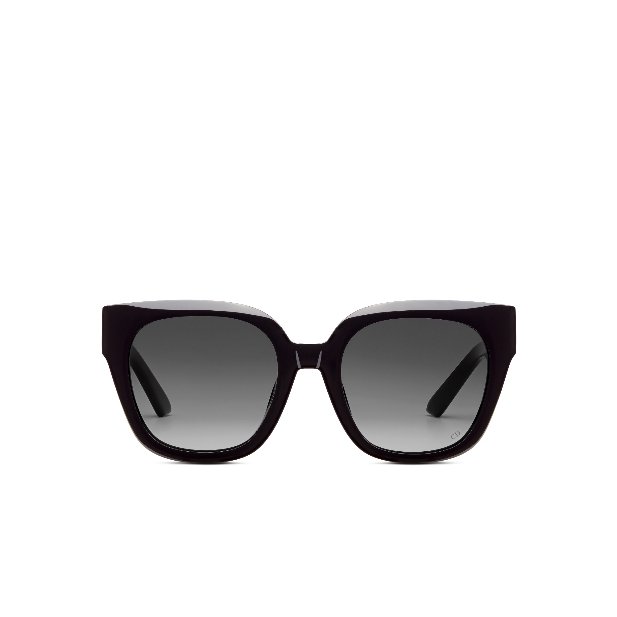 30Montaigne S10F 太阳眼镜 黑色正方形镜框 E01