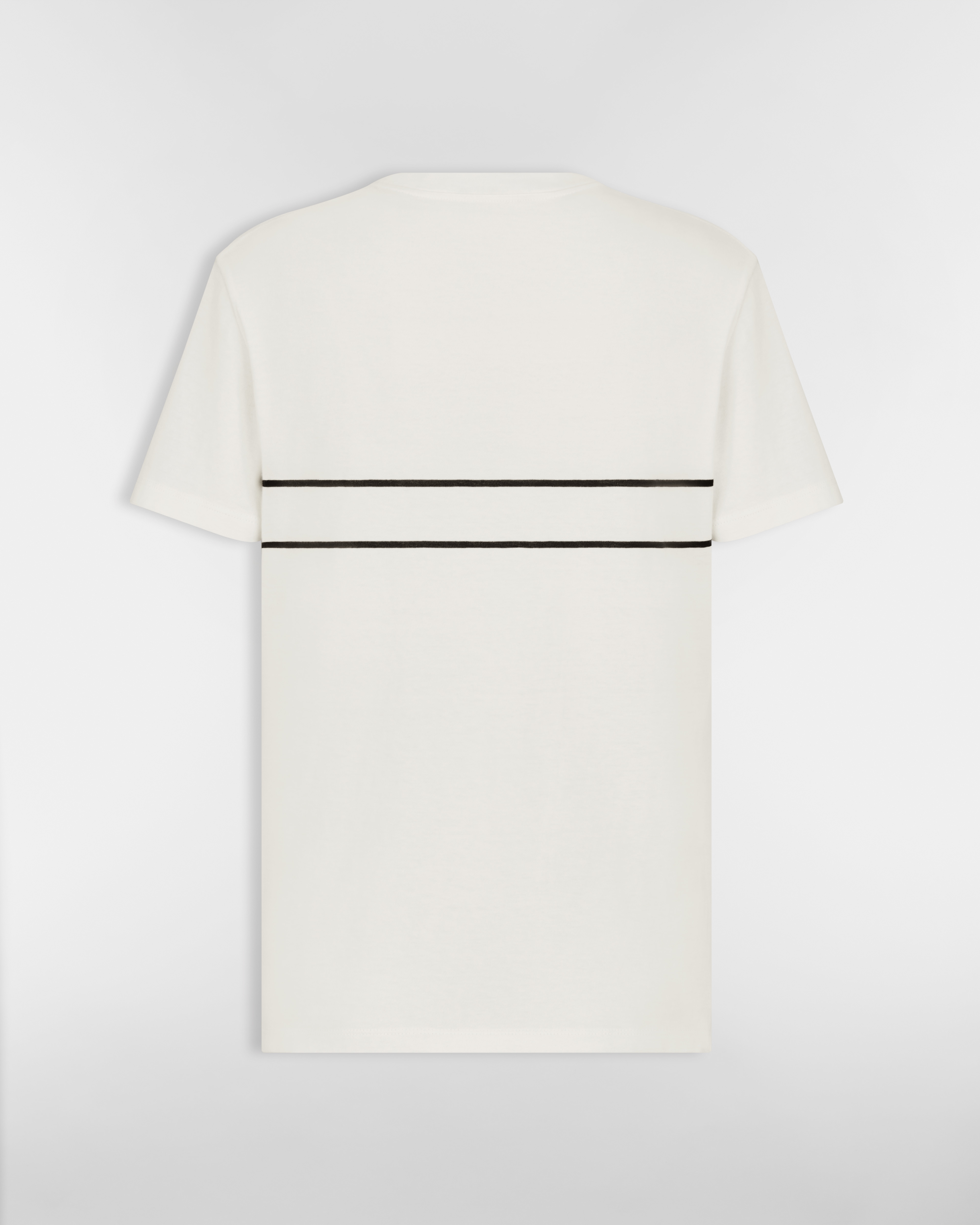 T 恤 白色棉质平纹针织面料标志装饰 E08