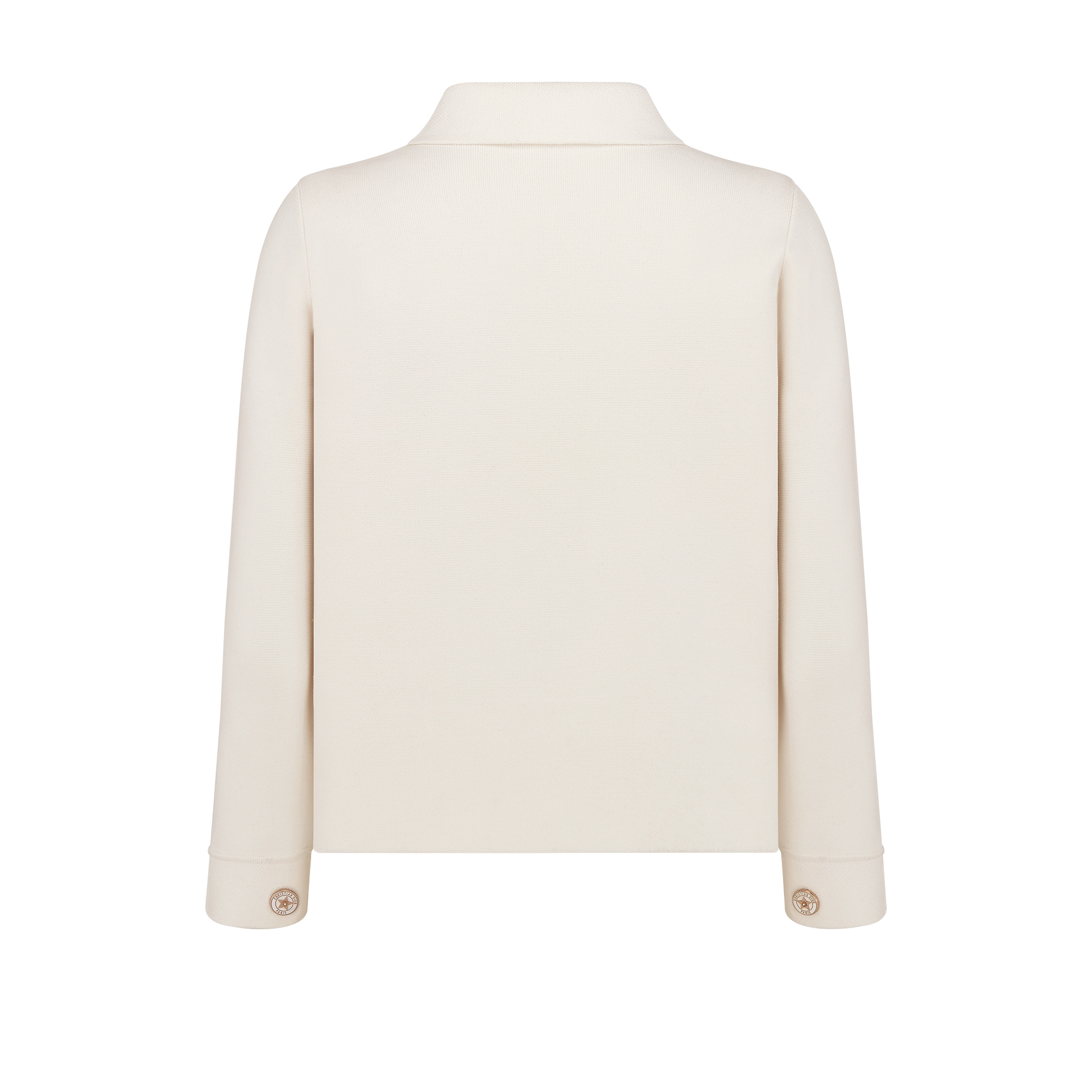 短款外套 白色科技针织面料 E08