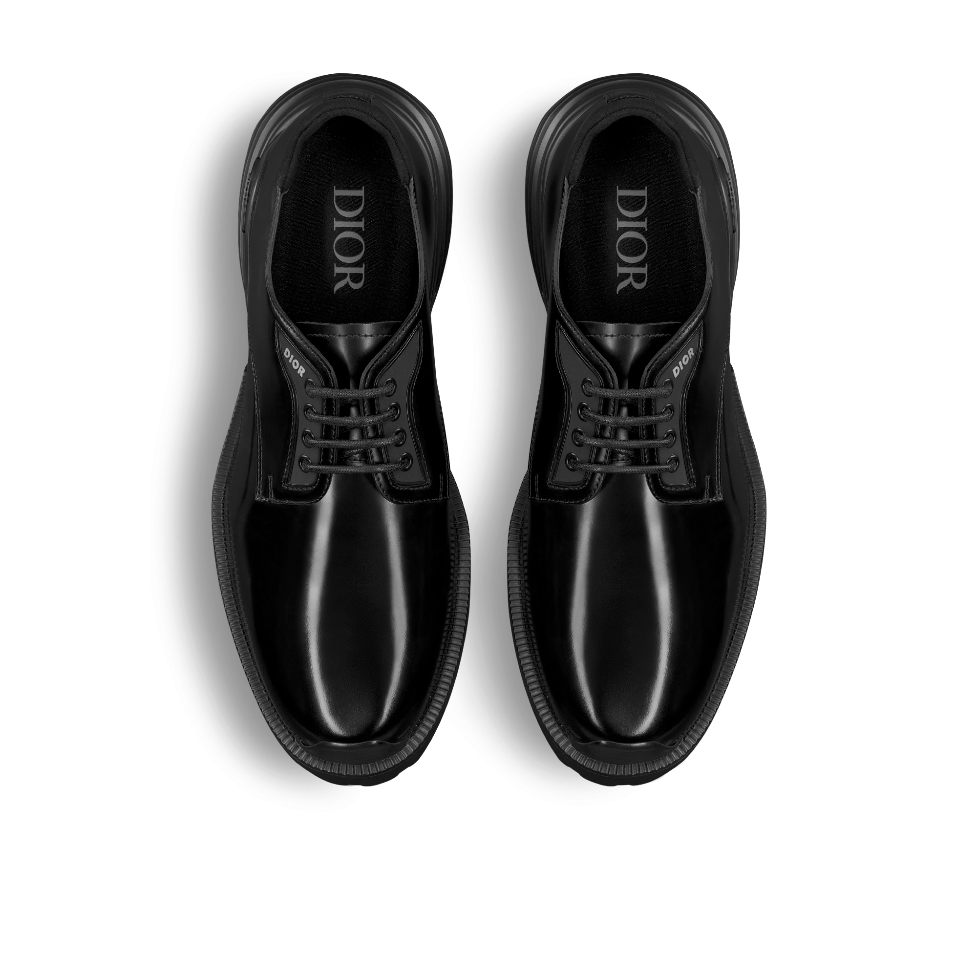 Dior Combat ローファー 42 Dior Combat 德比鞋黑色抛光牛皮革| DIOR