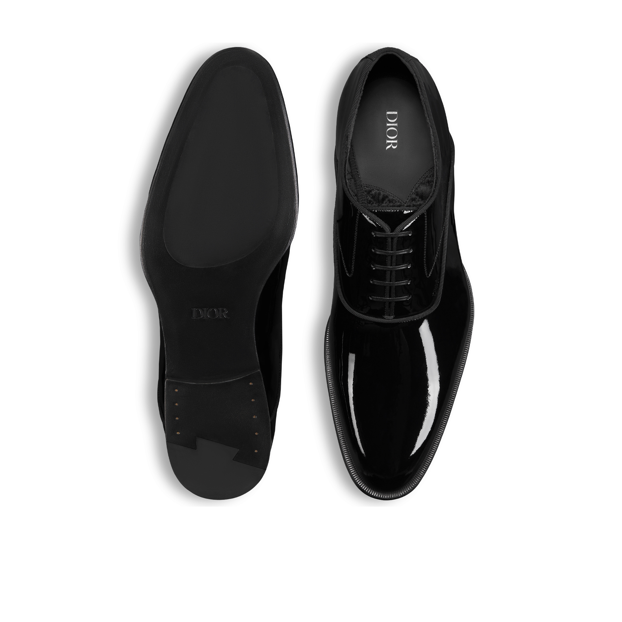 Dior Timeless 牛津鞋 黑色漆皮牛皮革 E07