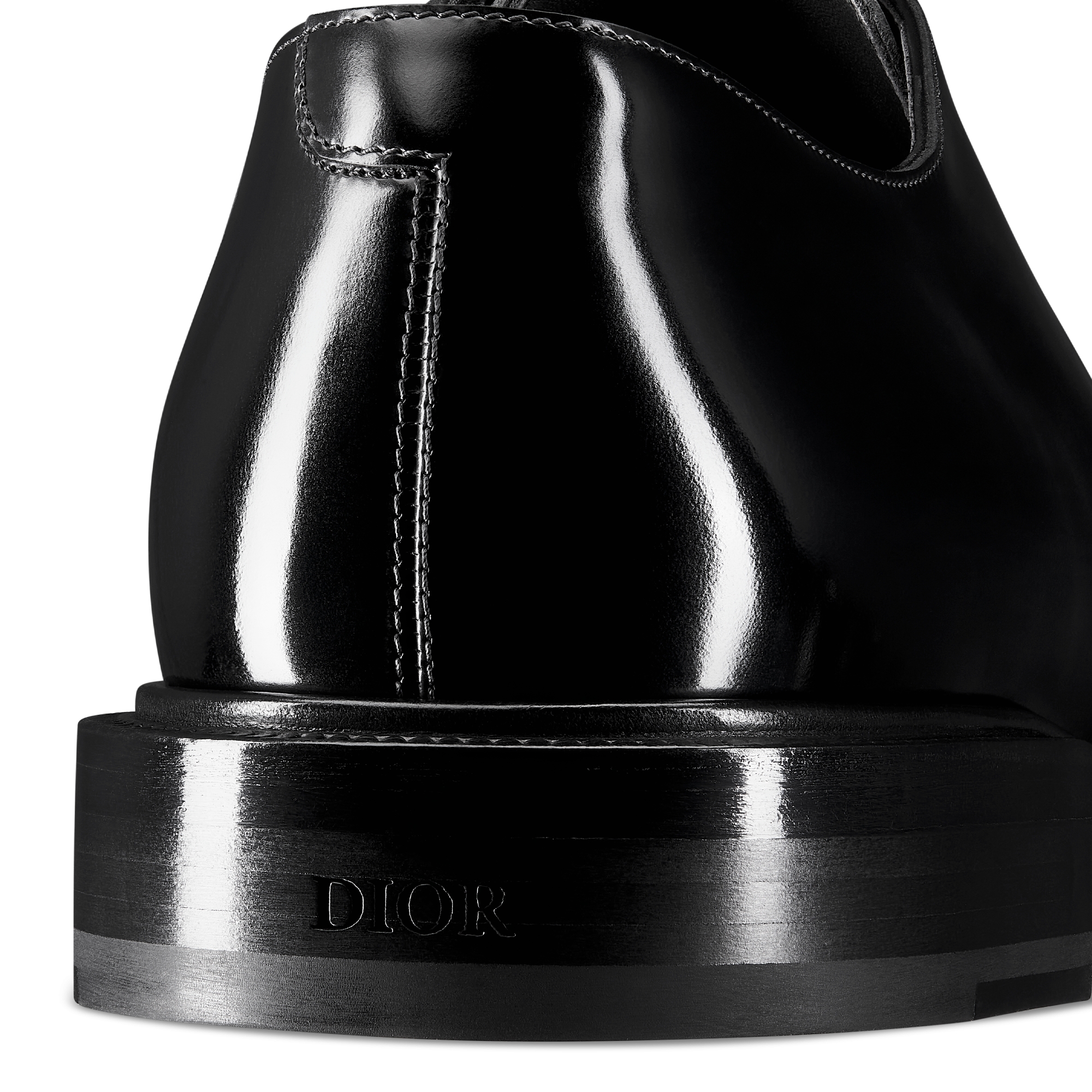 Dior Palmarès 德比鞋 黑色光泽牛皮革 E09