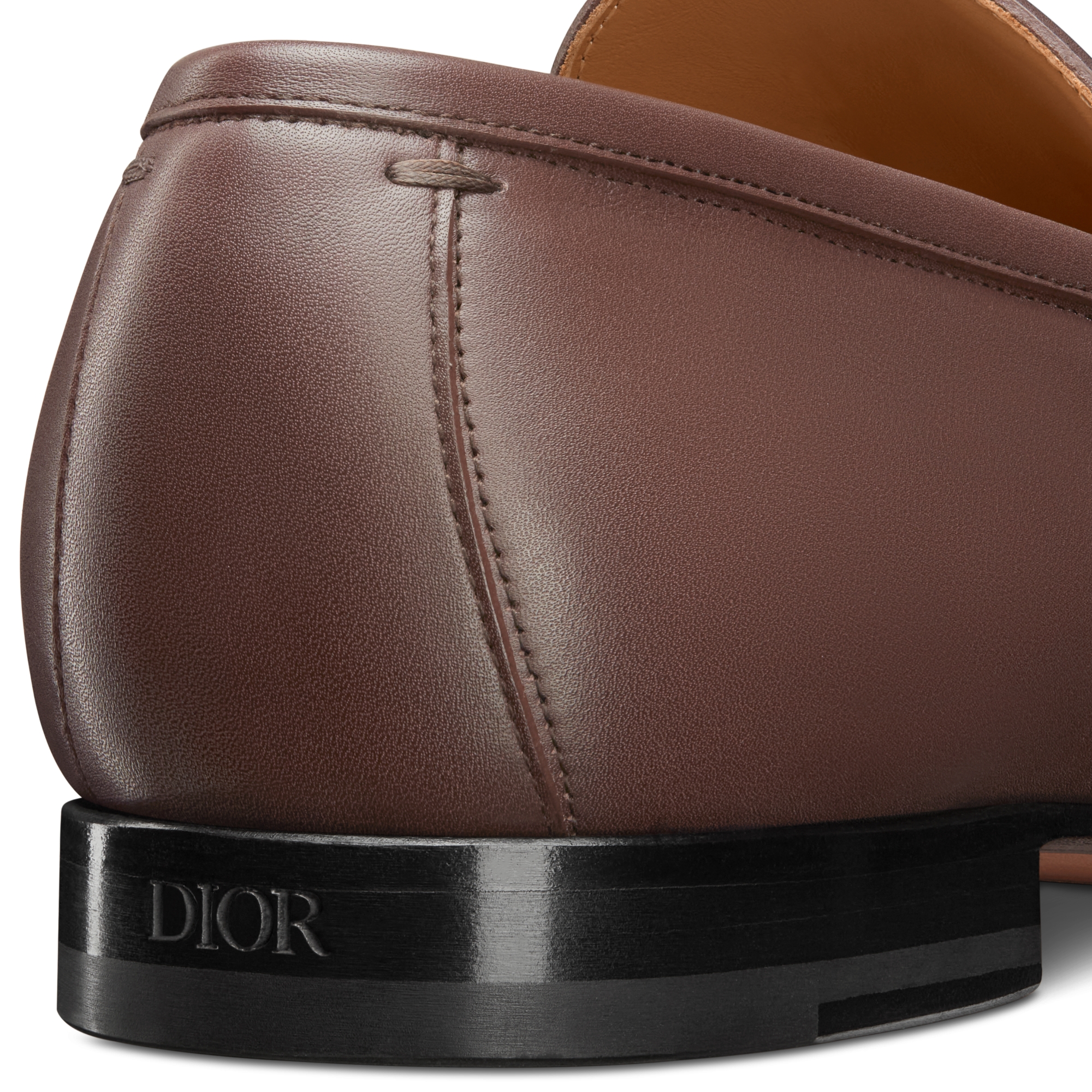 Dior Timeless Flex 乐福鞋 棕色光滑牛皮革 E09