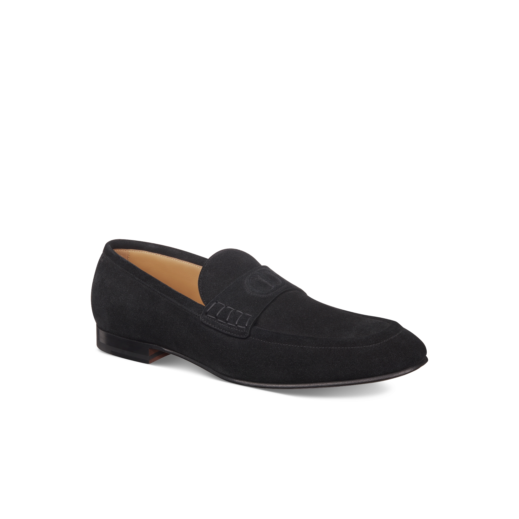 Dior Timeless Flex 乐福鞋 黑色绒面革 E03