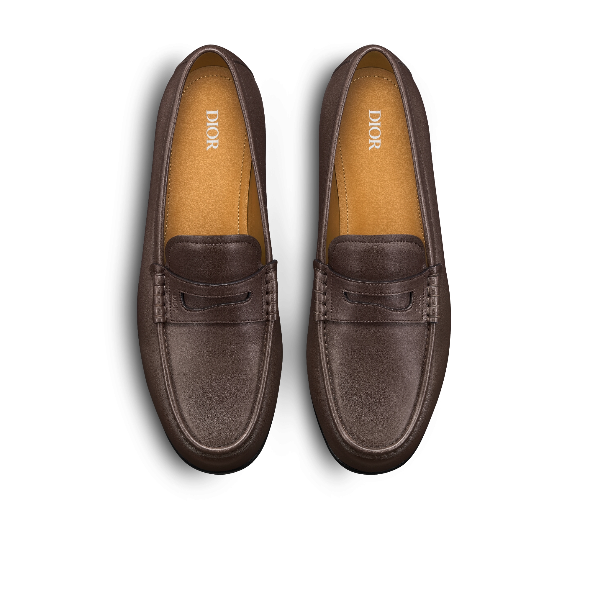 Dior Granville Flex 乐福鞋 深棕色光滑牛皮革 E06