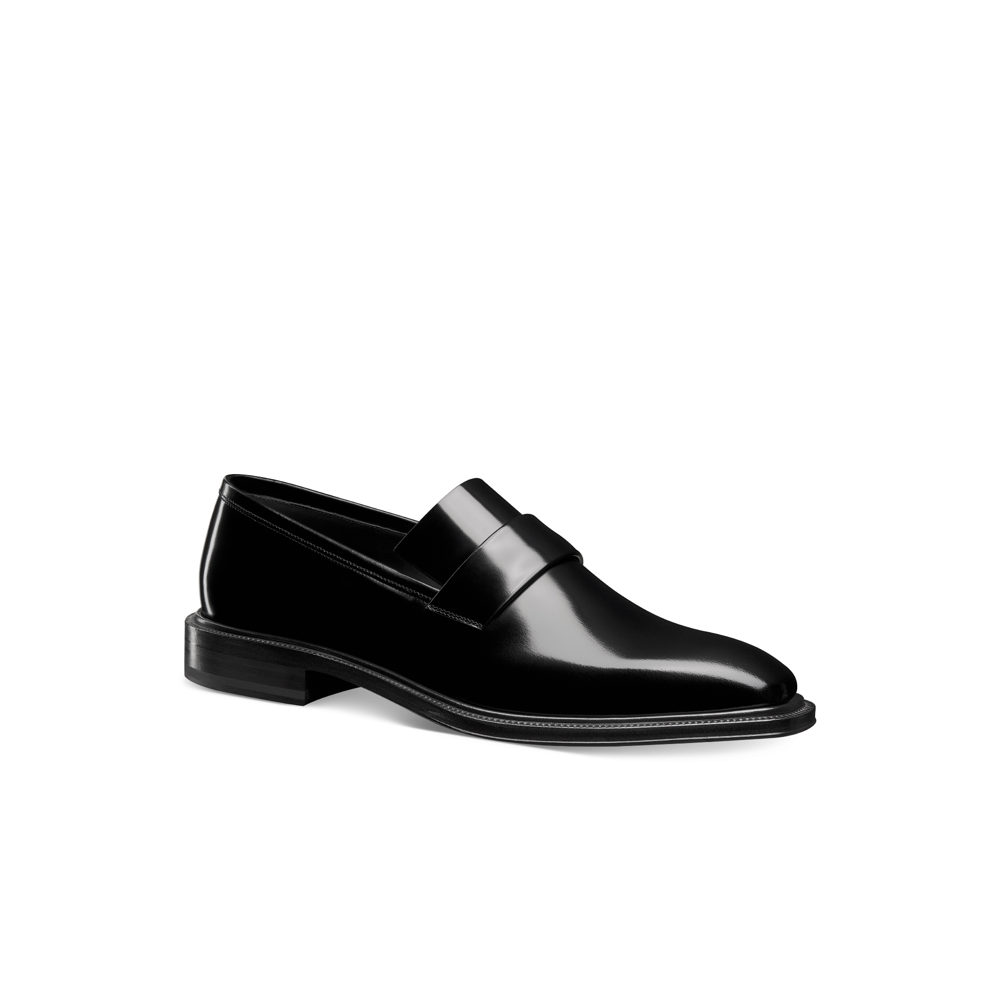 Dior Palmarès 乐福鞋 黑色光泽牛皮革 E03