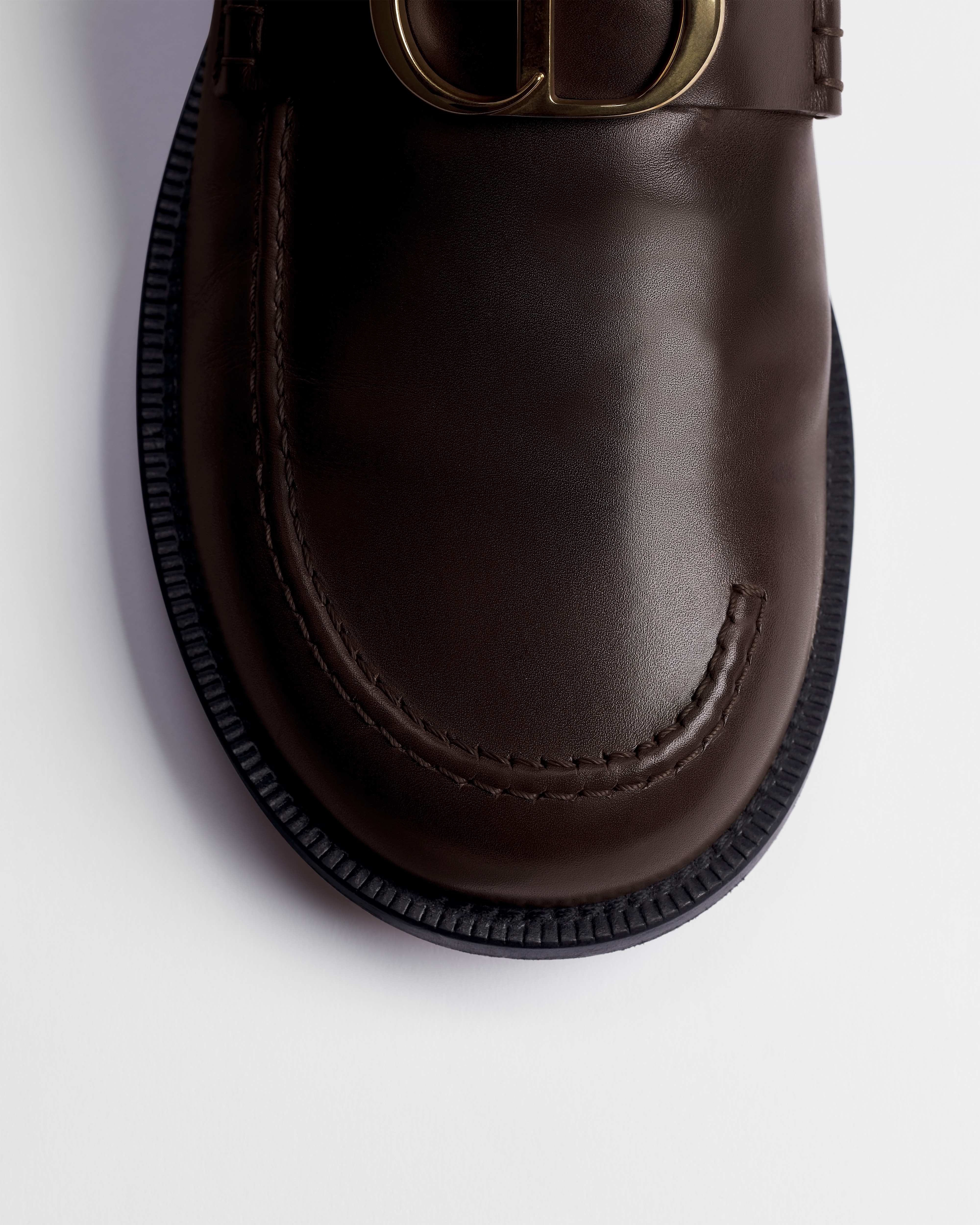 Dior Archie 乐福鞋 深棕色光滑牛皮革 E09