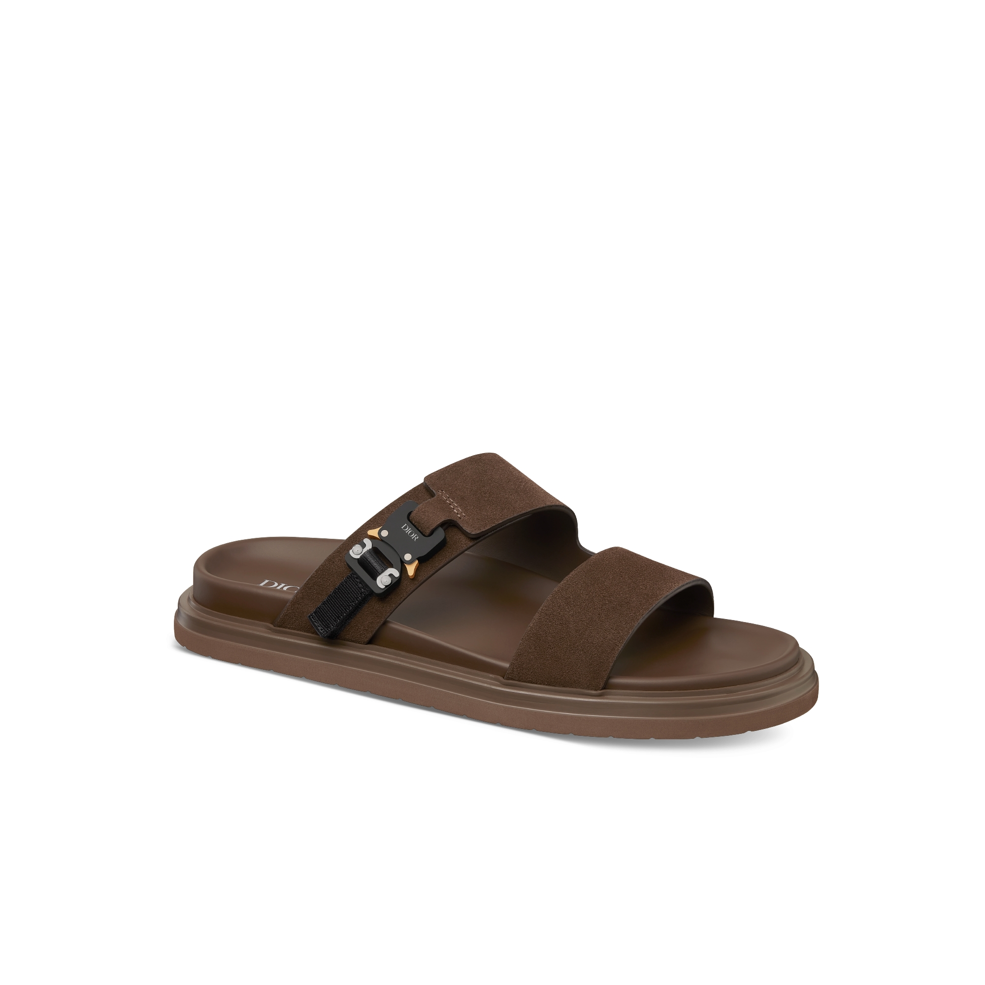Dior Aqua 凉鞋 深棕色绒面革 E03