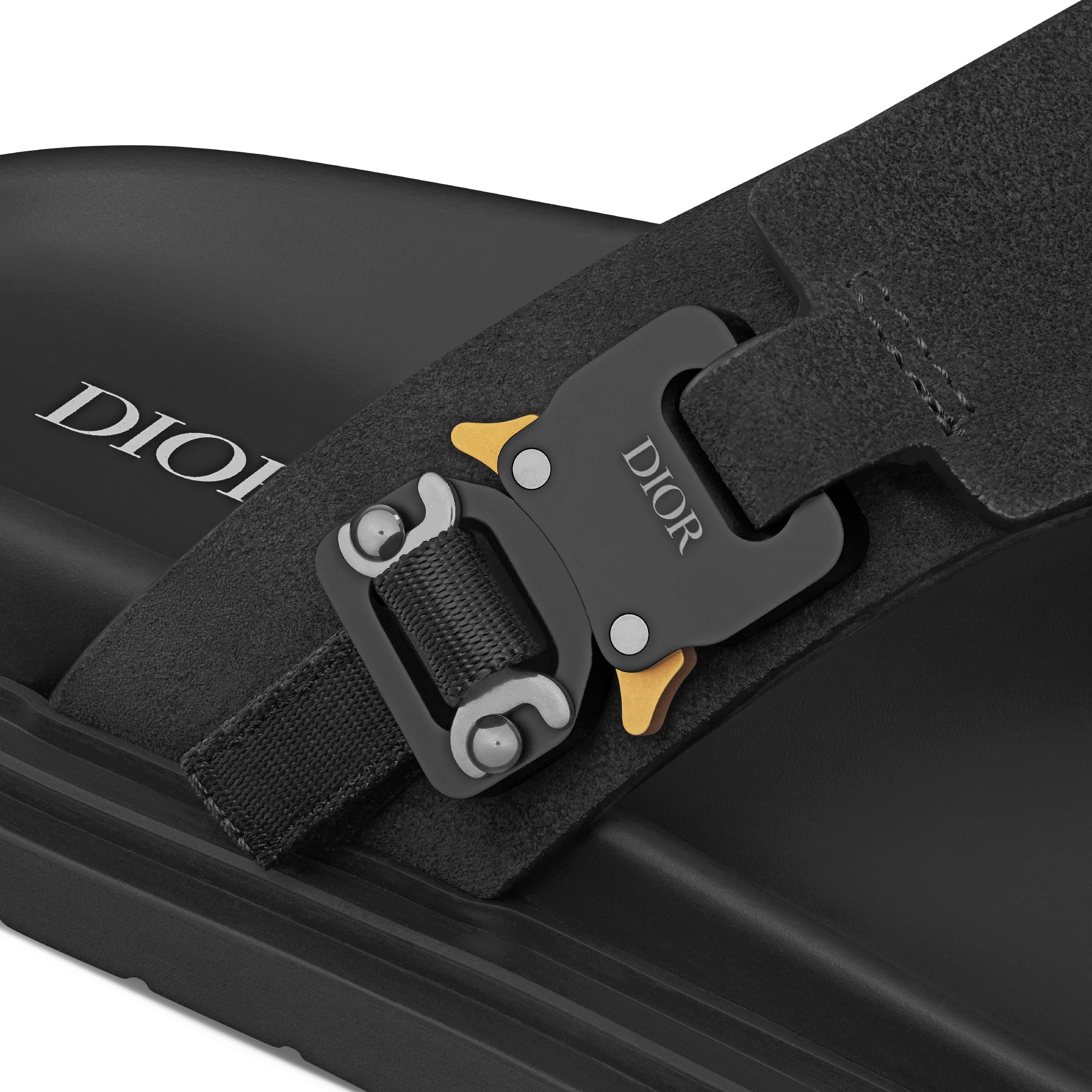 Dior Aqua 凉鞋 黑色绒面革 E09