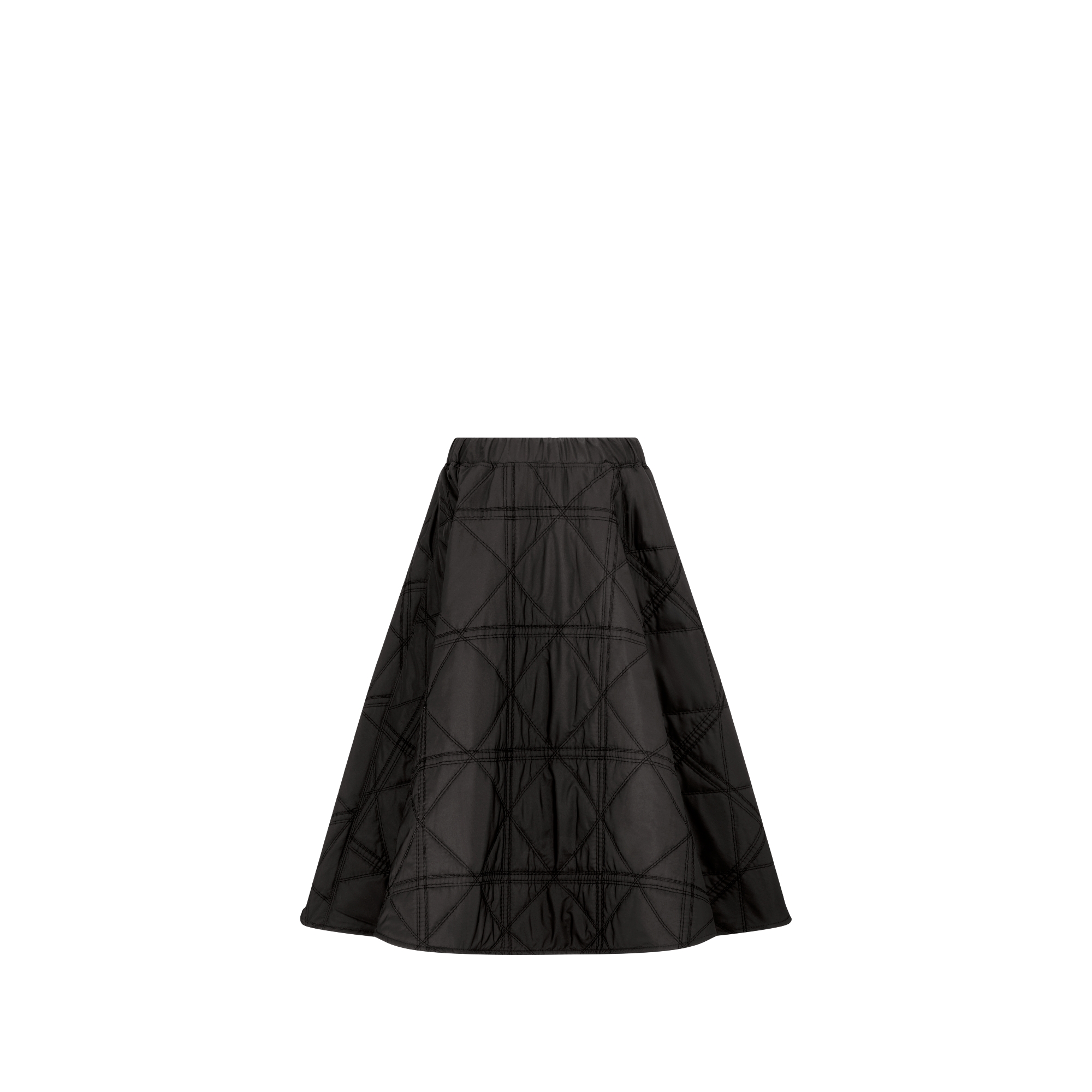 儿童半裙 黑色超大藤格纹面料 E08