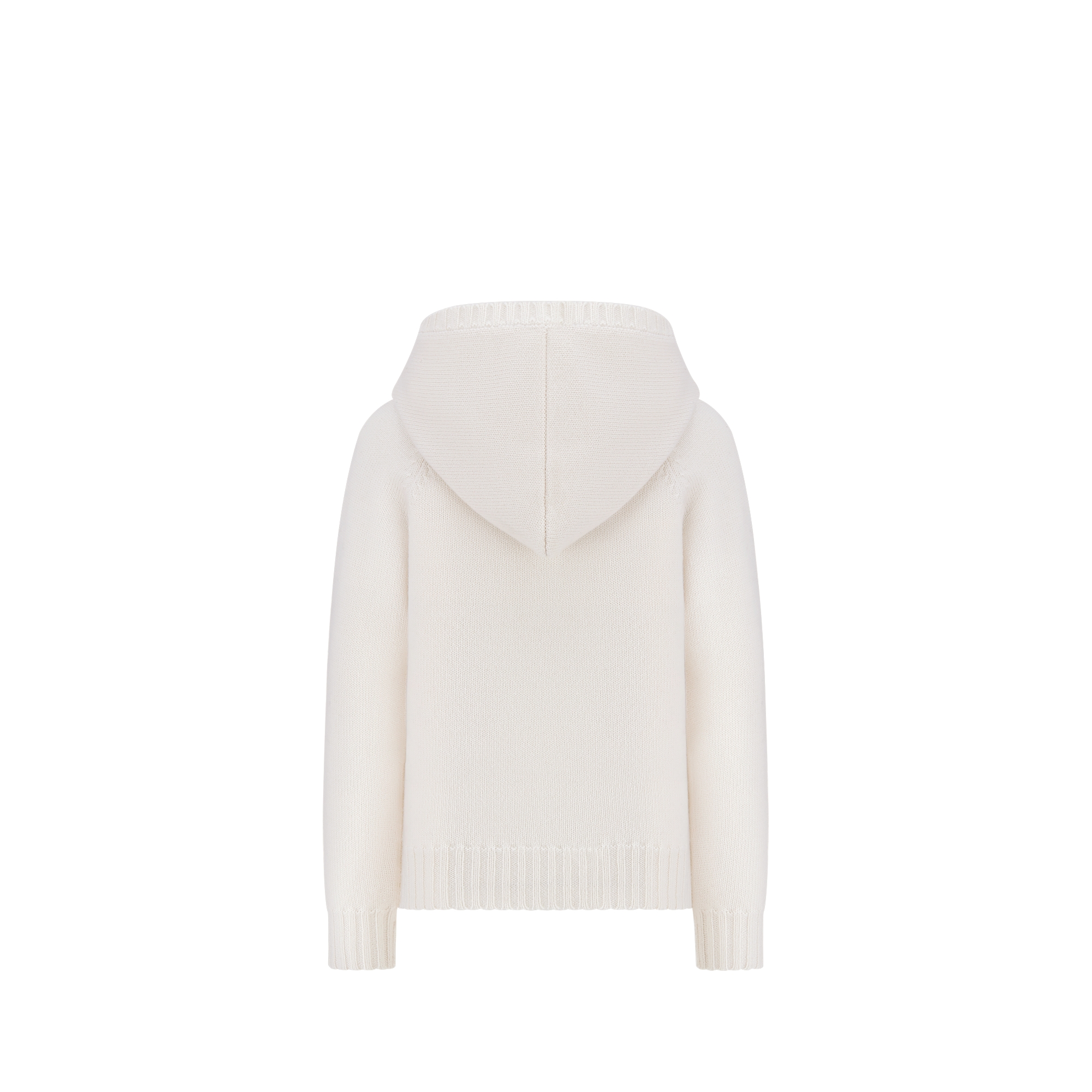 儿童连帽针织衫 象牙色绵羊毛针织面料 E08