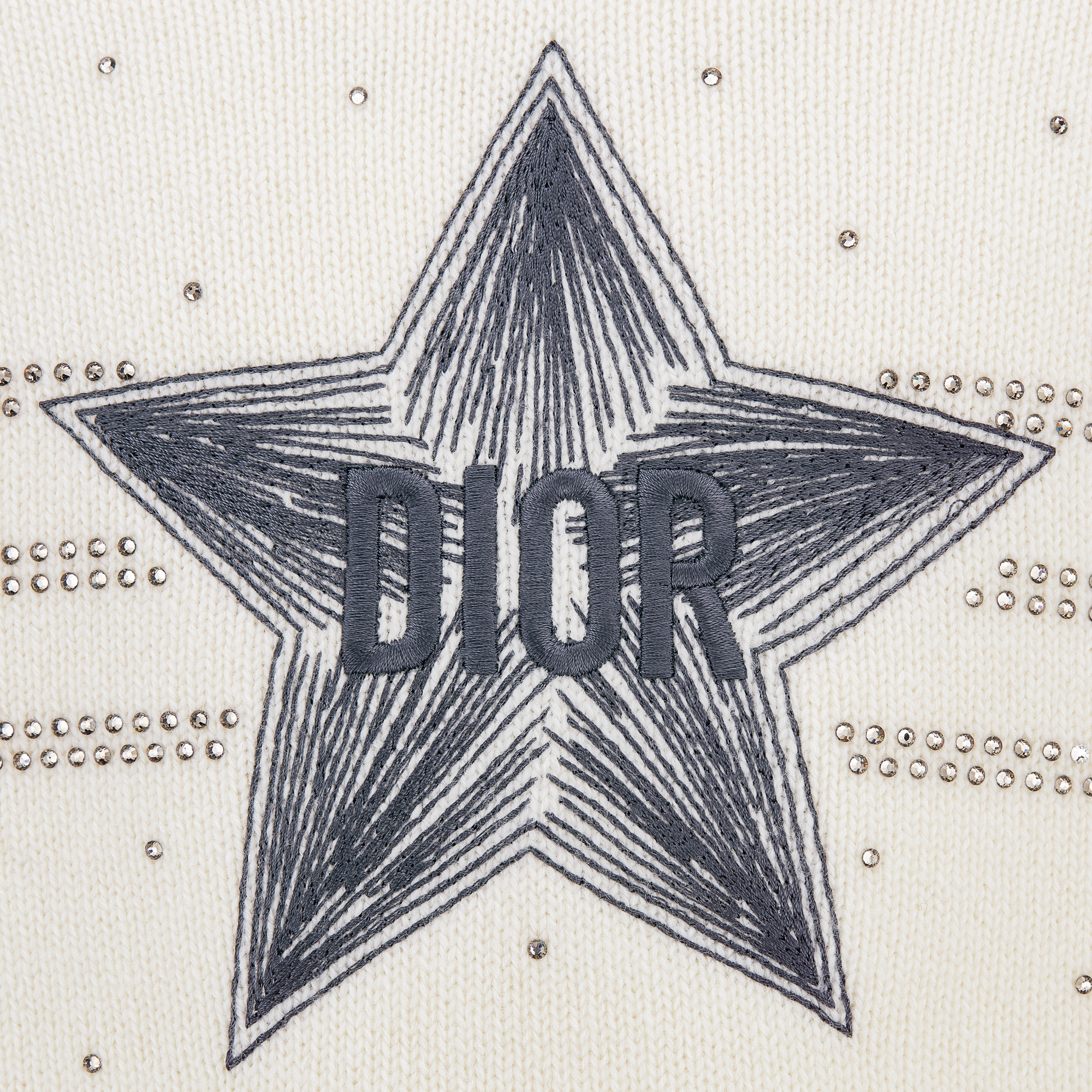 儿童连帽针织衫 象牙色绵羊毛针织面料 E09