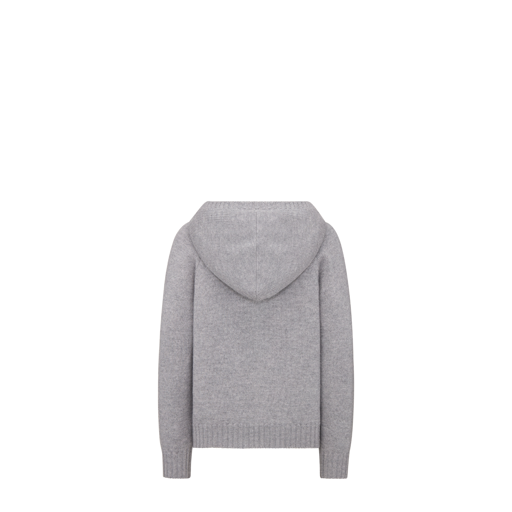 儿童连帽针织衫 灰色绵羊毛针织面料 E08