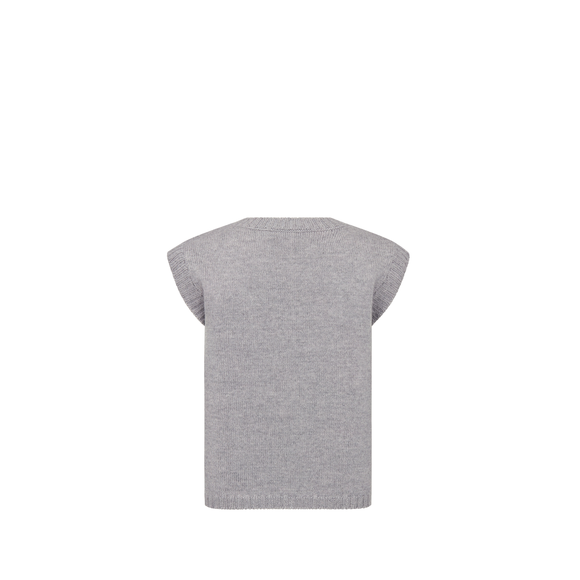 儿童针织背心 灰色绵羊毛针织面料 E08