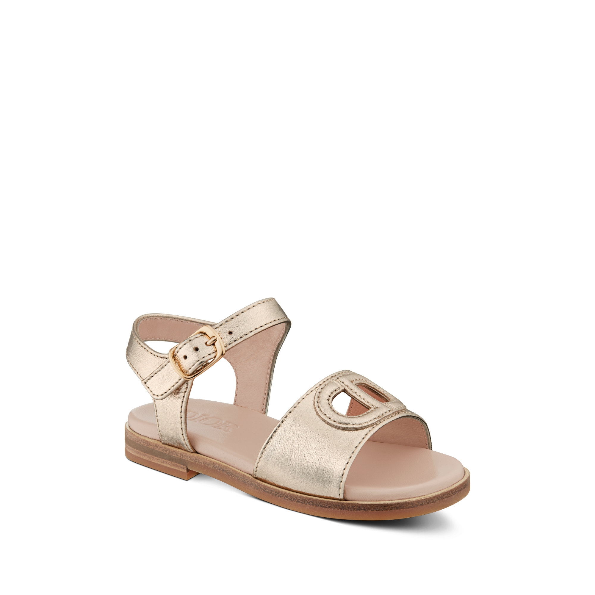 凉鞋婴幼儿款 金色调牛皮革 E03