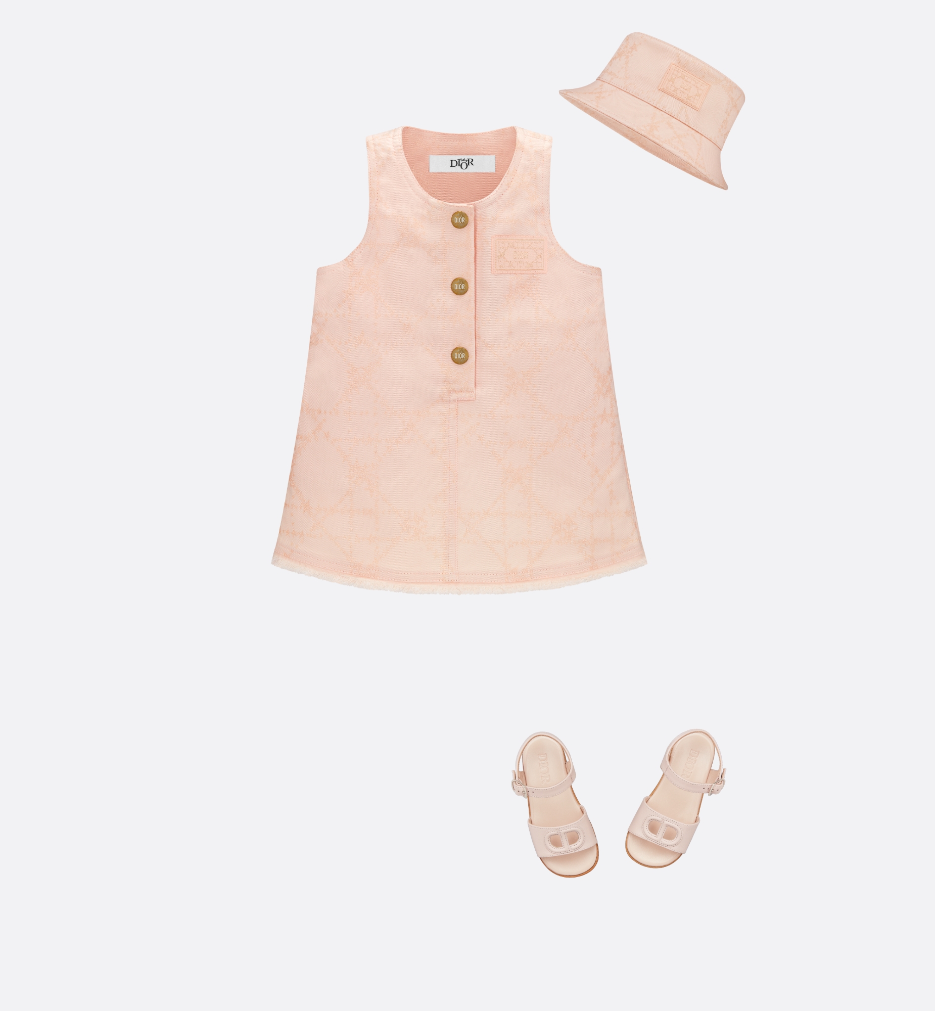 凉鞋婴幼儿款 淡粉色牛皮革 E12