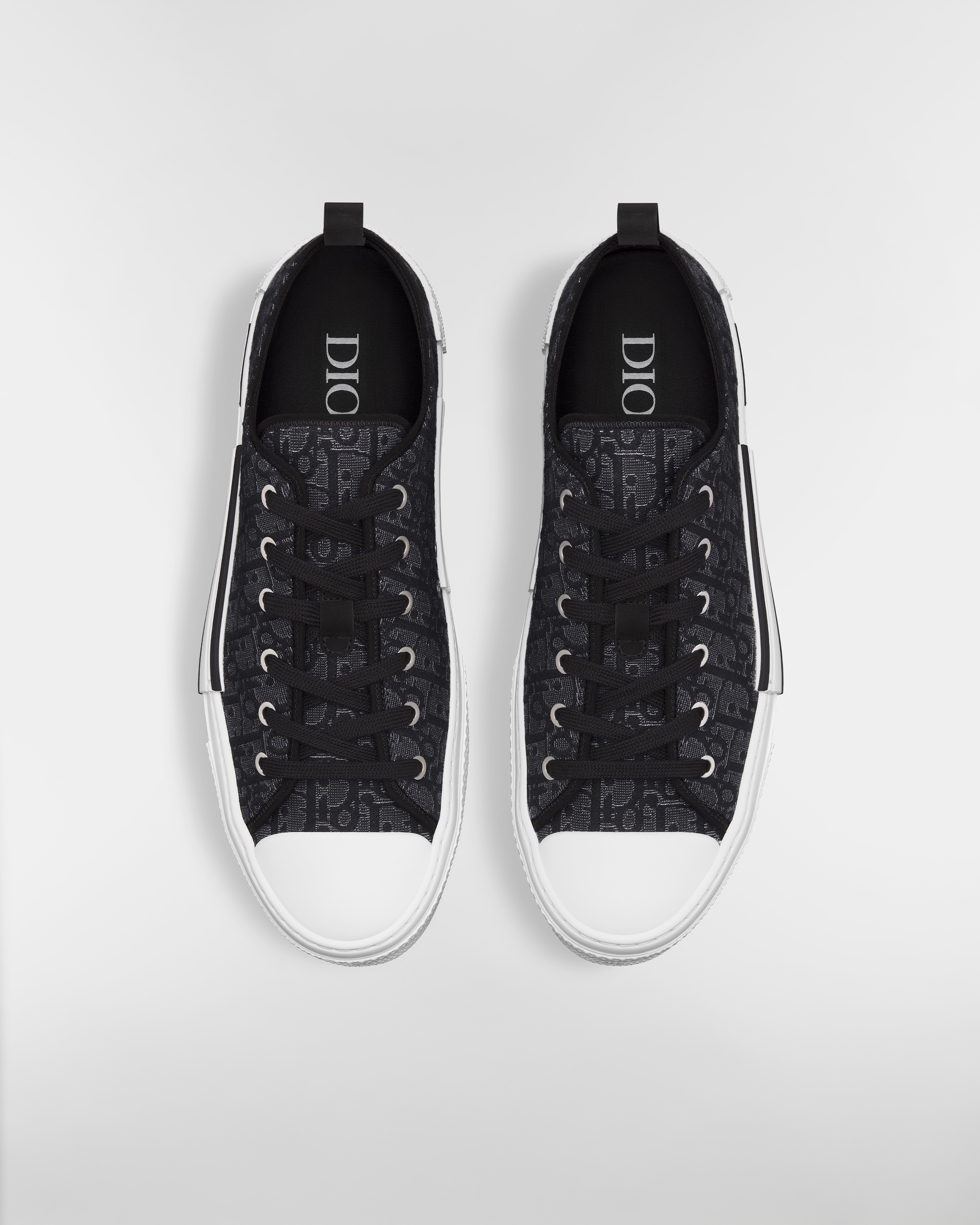 B23 League 低帮运动鞋 银色调金属光泽黑色 Oblique 印花面料 E06