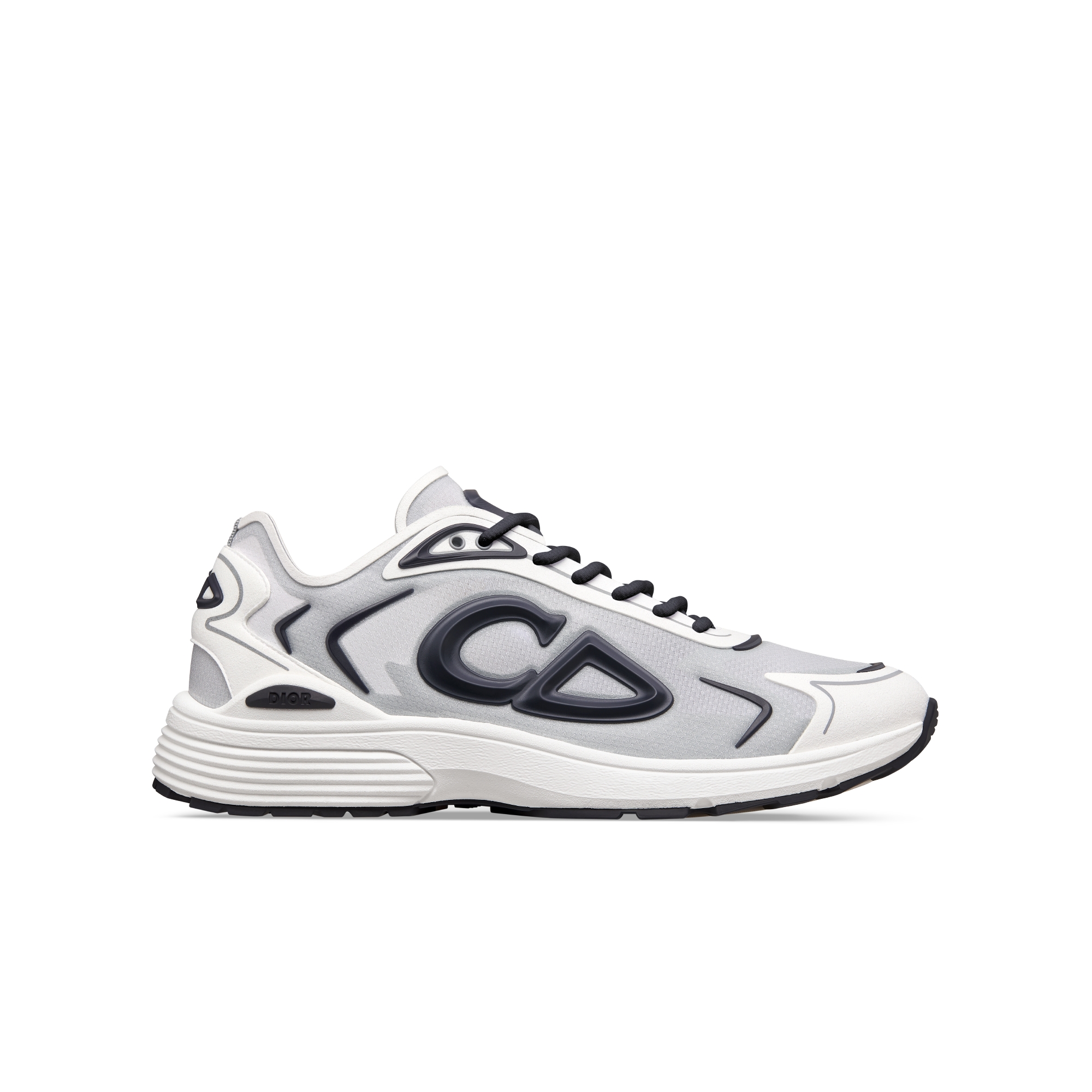 B30 Countdown 科技运动鞋 白色半透明 N3O 尼龙、白色和灰色科技面料以及海军蓝色橡胶 E10