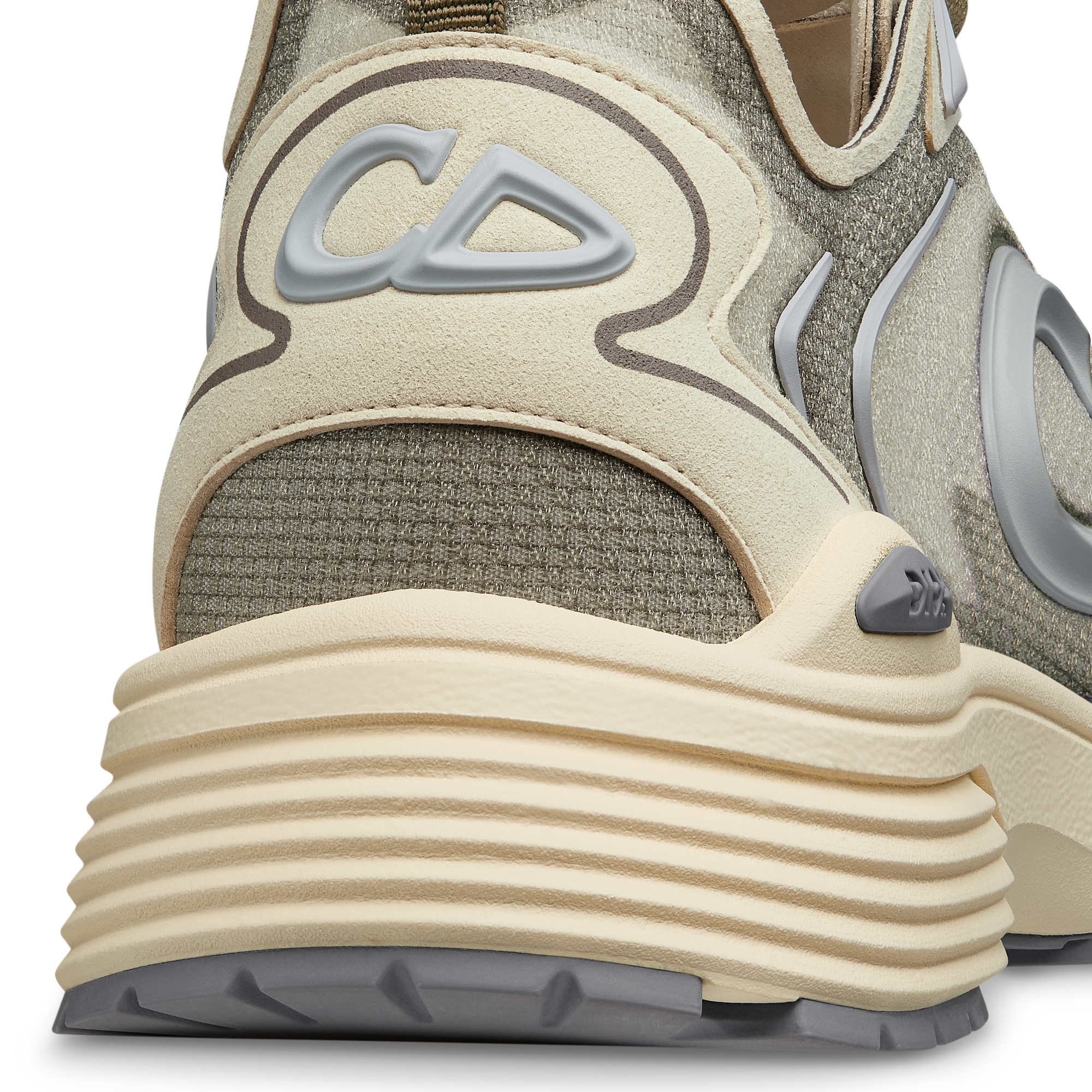 B30 Countdown 科技运动鞋 米色半透明 N3O 尼龙、米色和棕色科技面料和灰色橡胶 E09