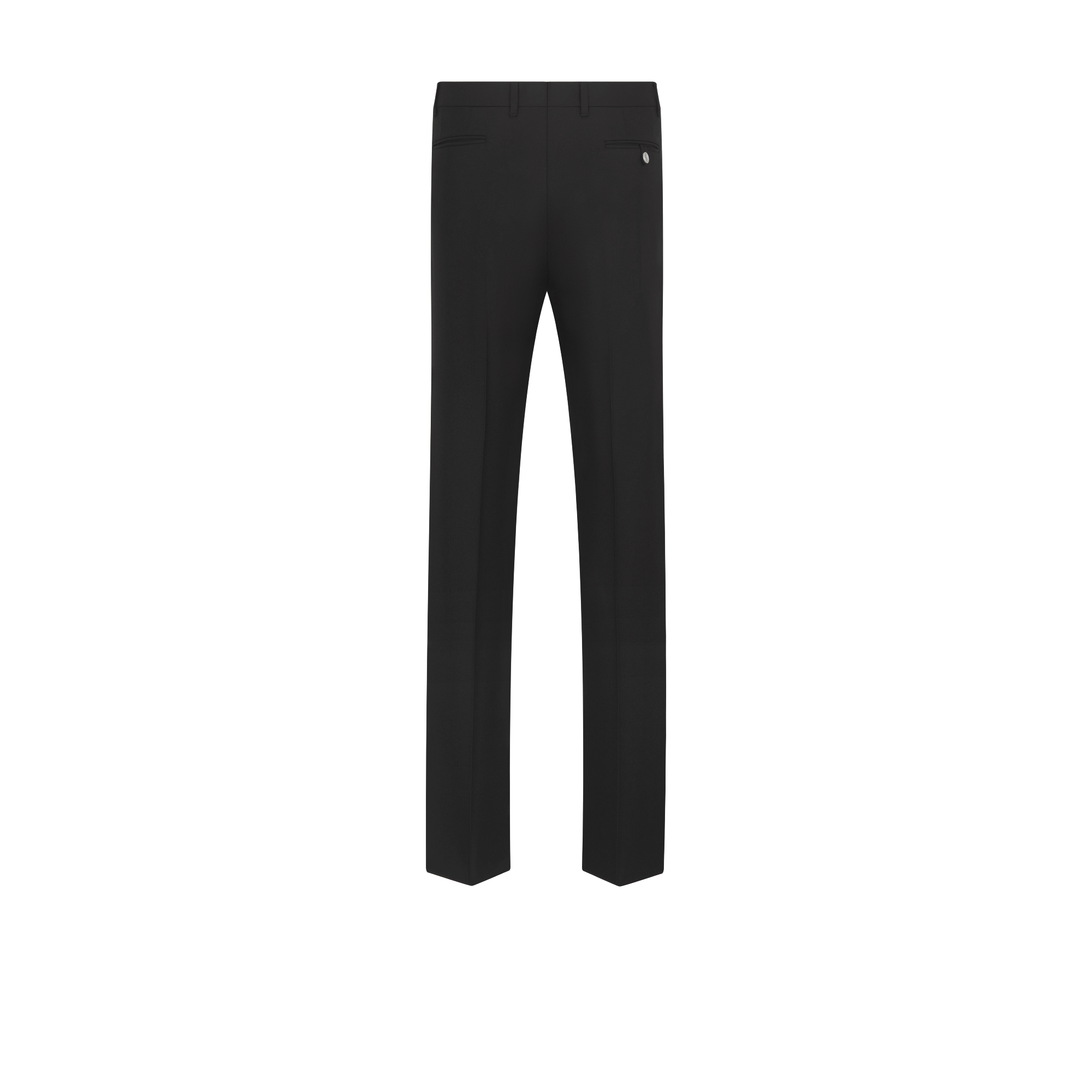 Dior Icons 长裤 黑色法兰绒 E08