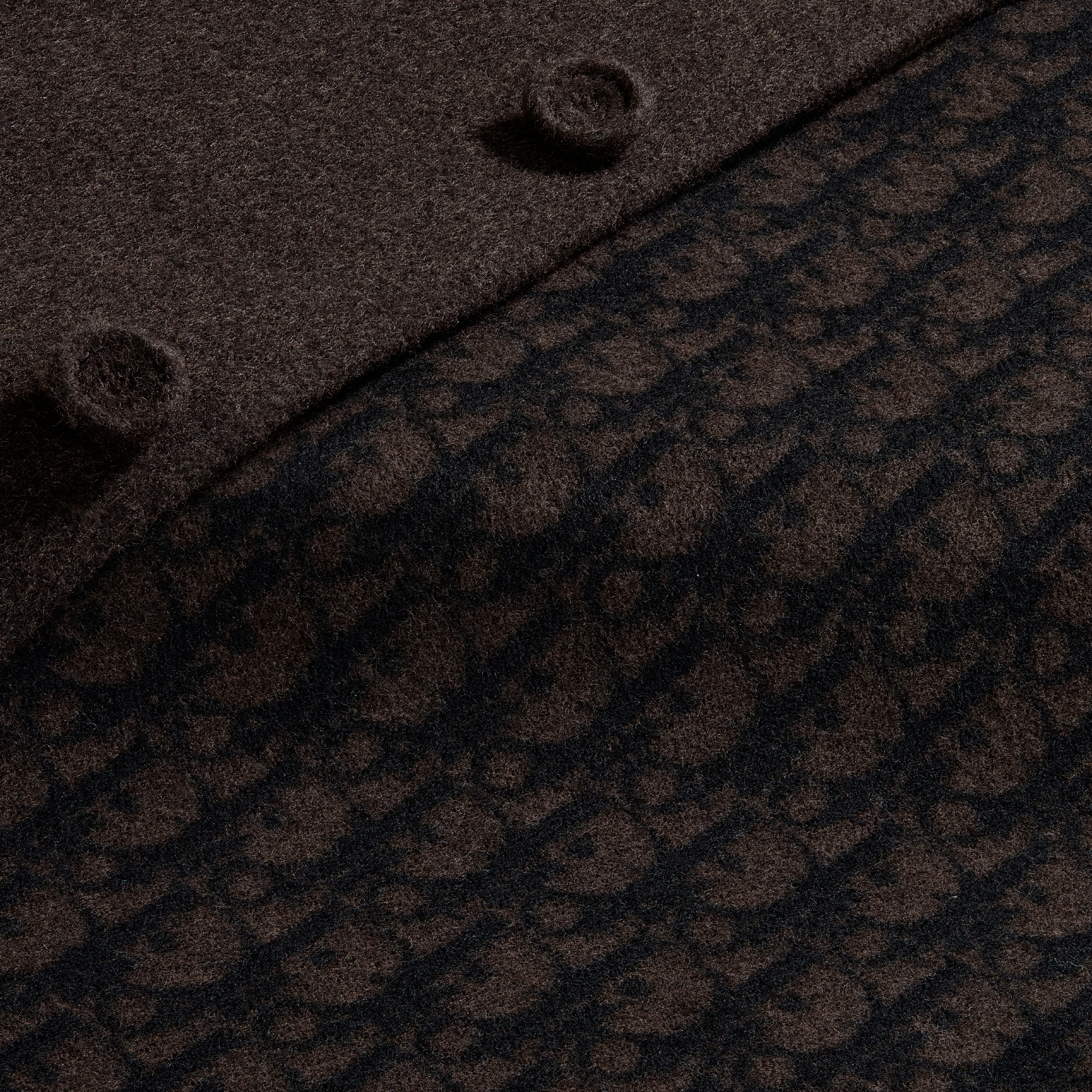 Dior Icons 工装夹克 棕色双面绵羊毛和山羊绒混纺面料 E09