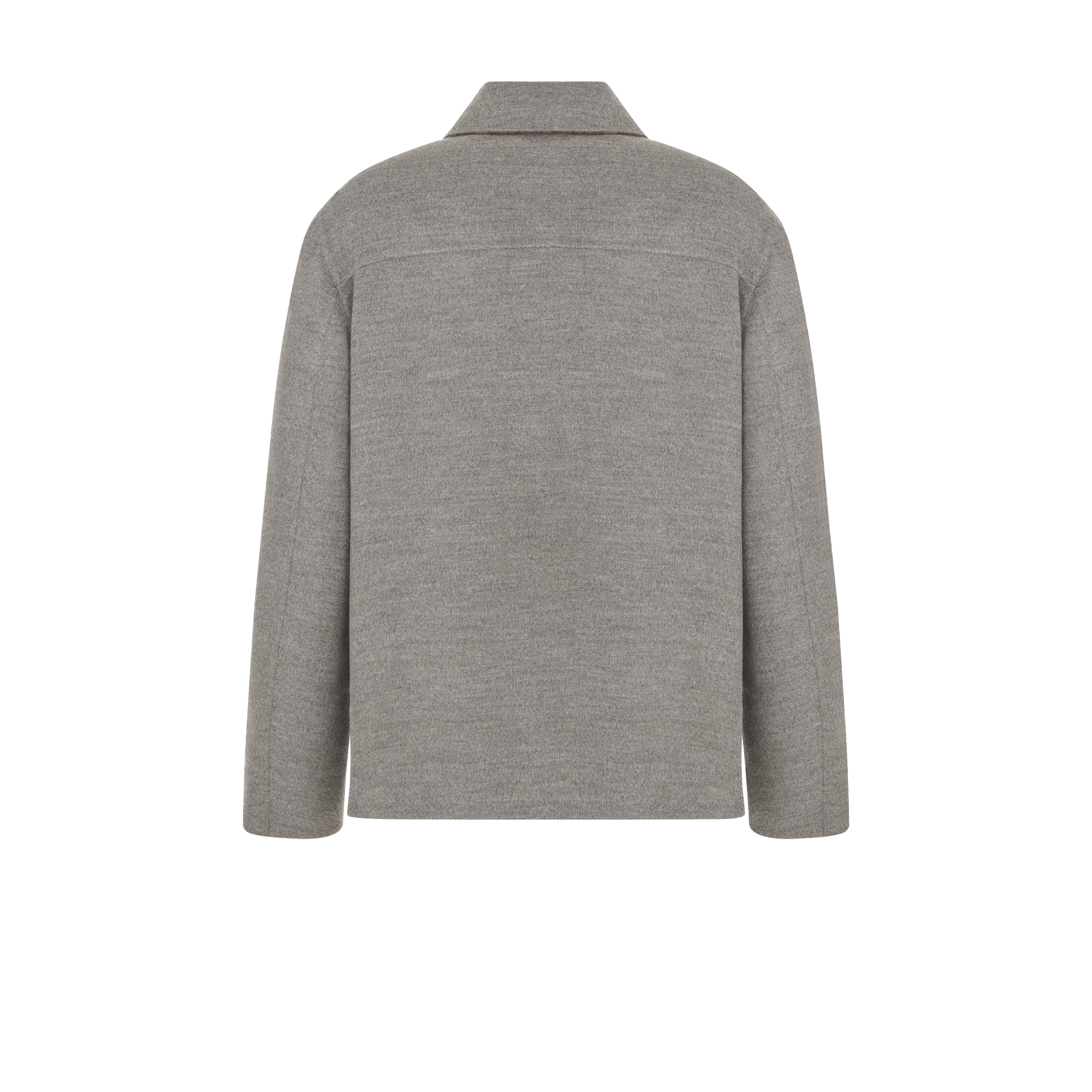 Dior Icons 工装夹克 灰色双面绵羊毛混纺面料 E08