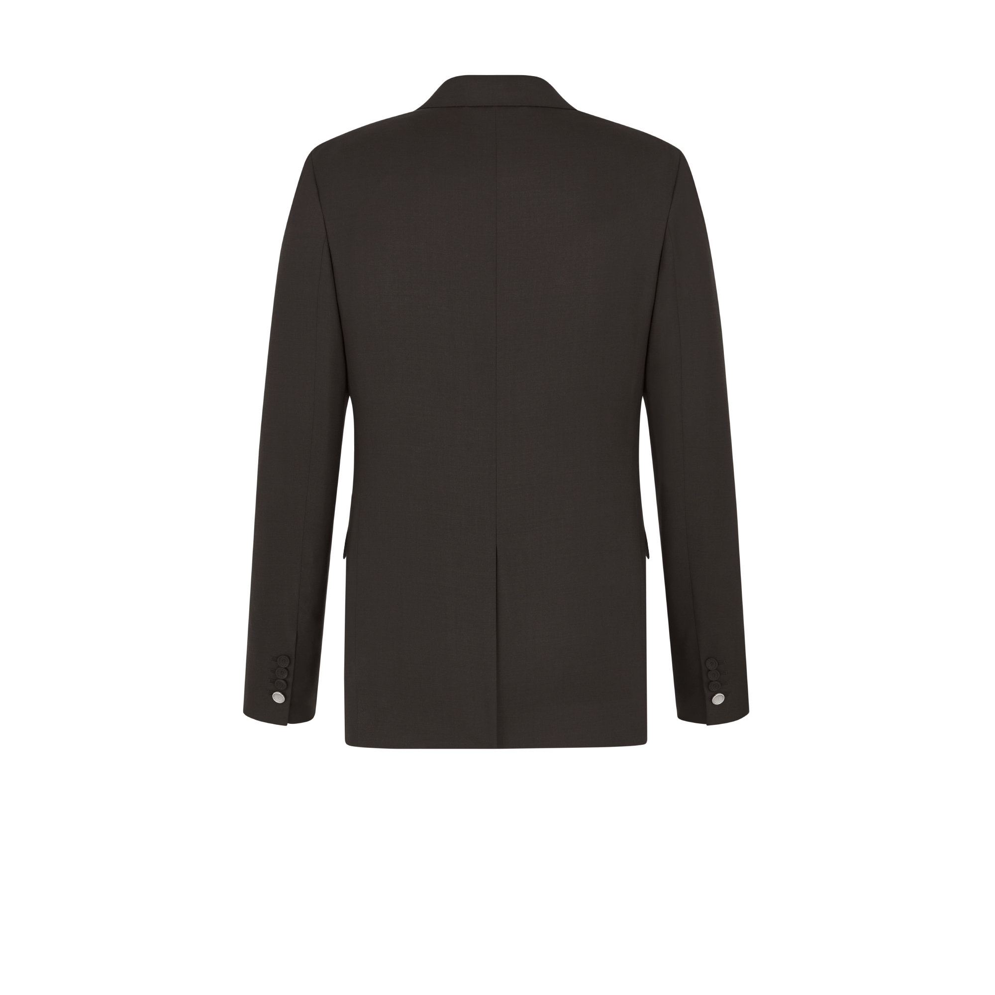 Dior Icons 单西 棕色山羊绒混纺斜纹面料 E08