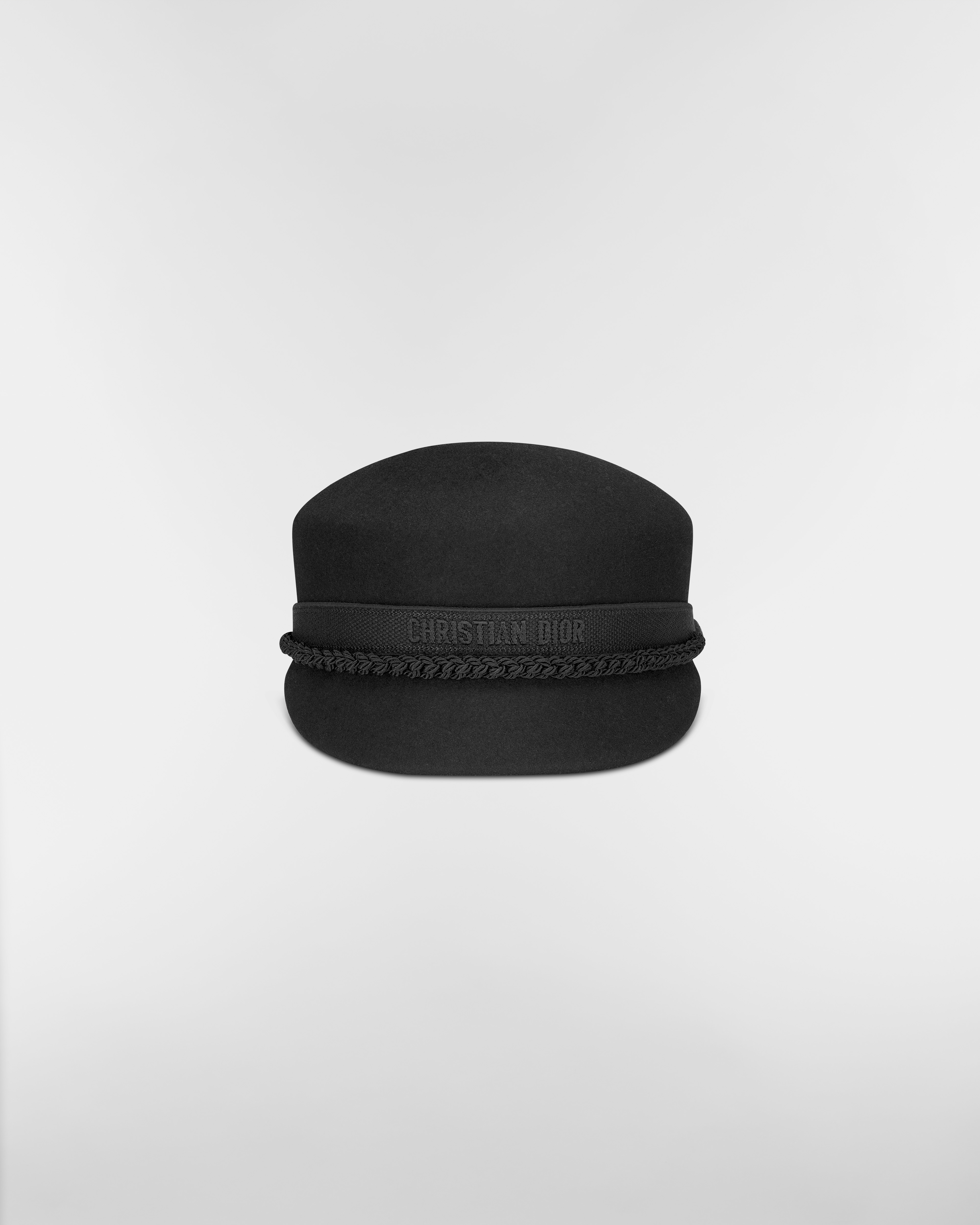 Dior Travel 帽子黑色毛毡面料| DIOR CN