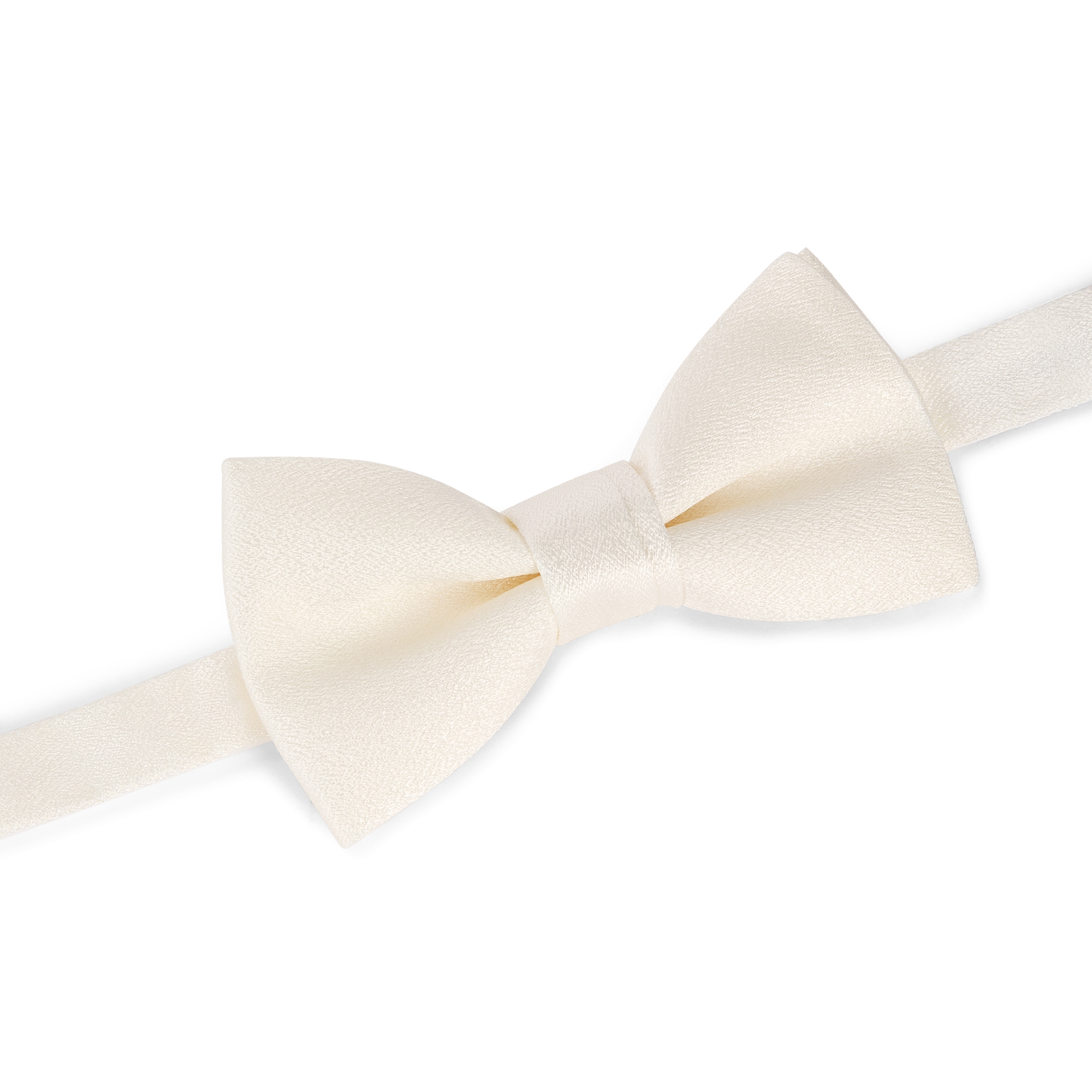 领结 米色桑蚕丝缎 E03