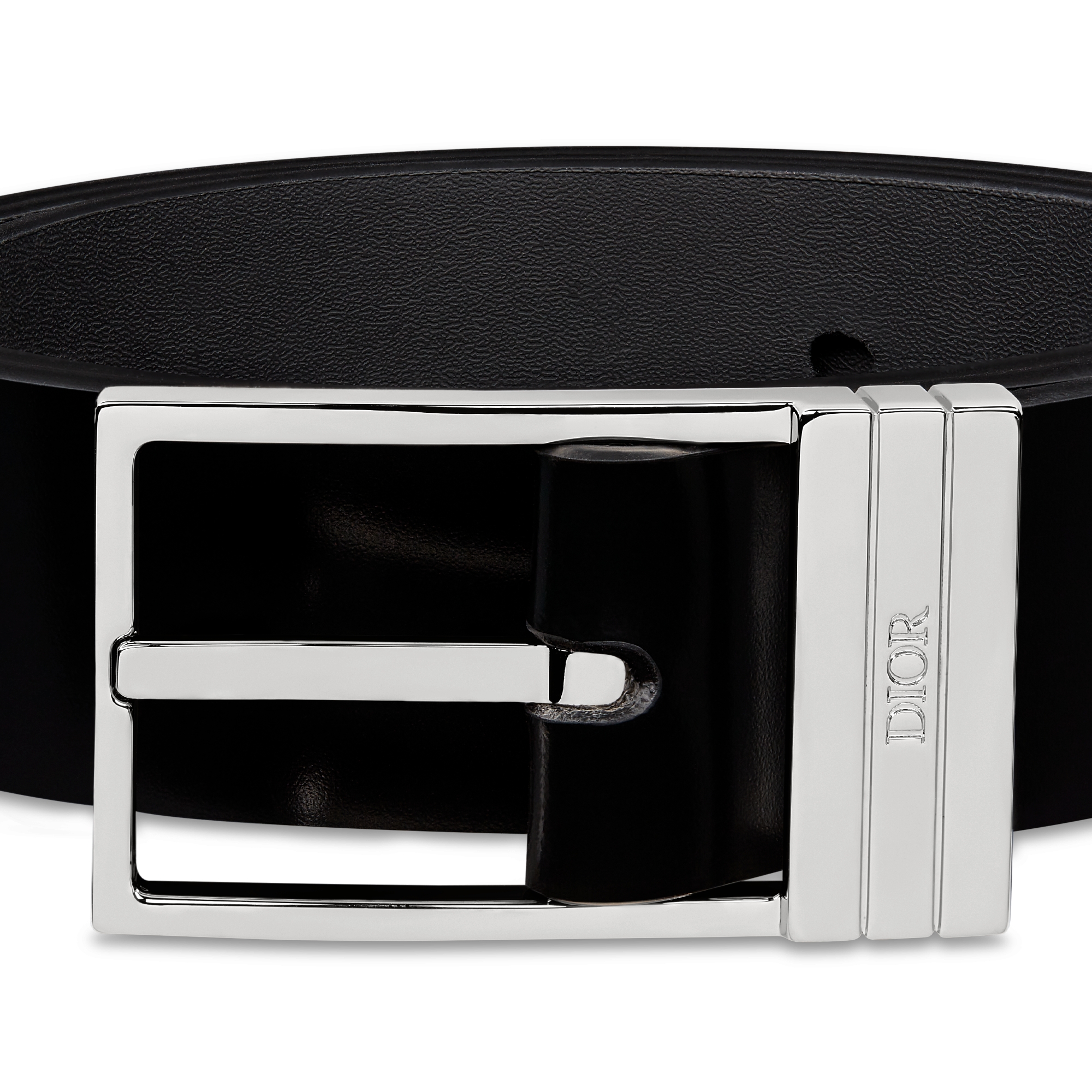 腰带 30 毫米黑色磨砂牛皮革 E09