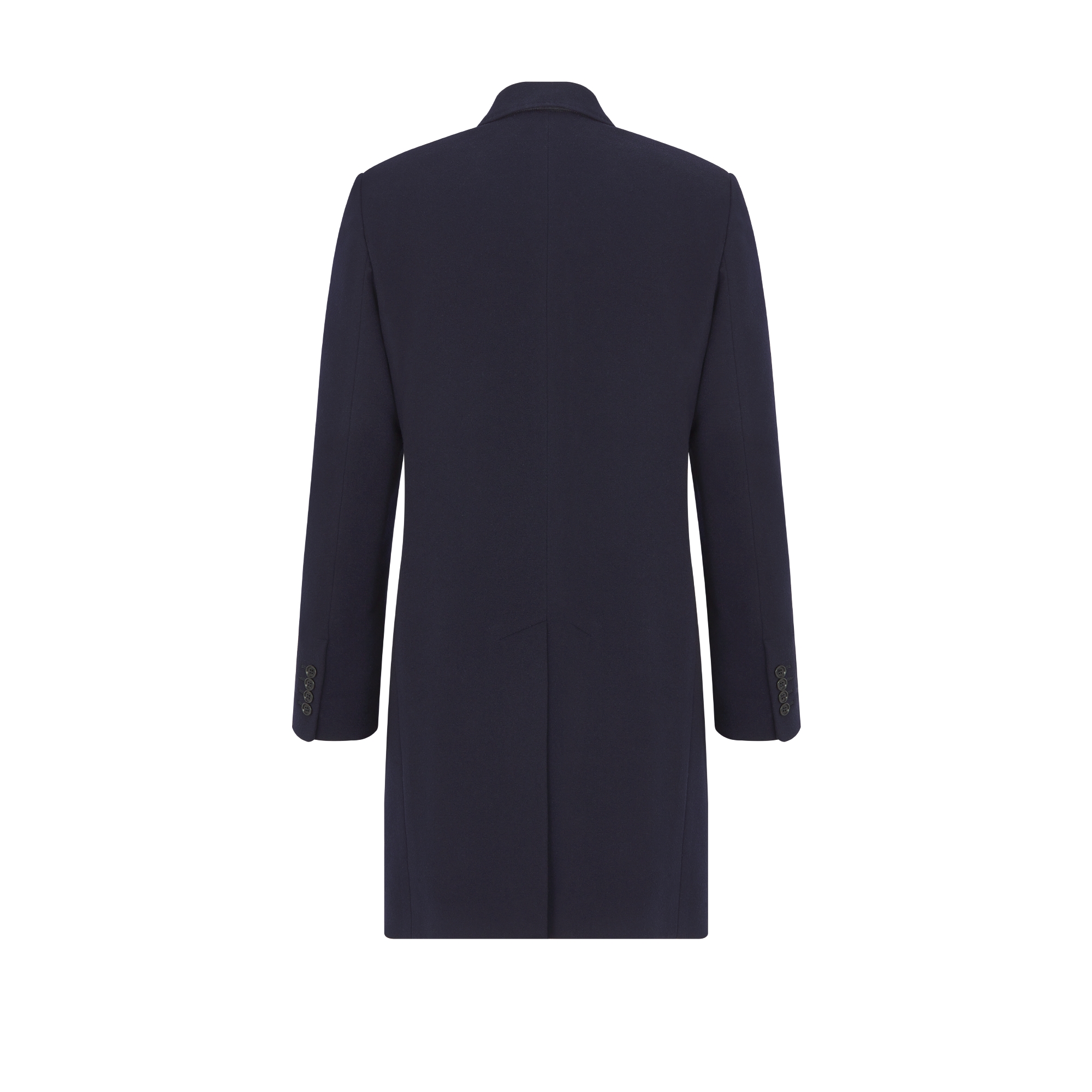 经典大衣 海军蓝色山羊绒面料 E08