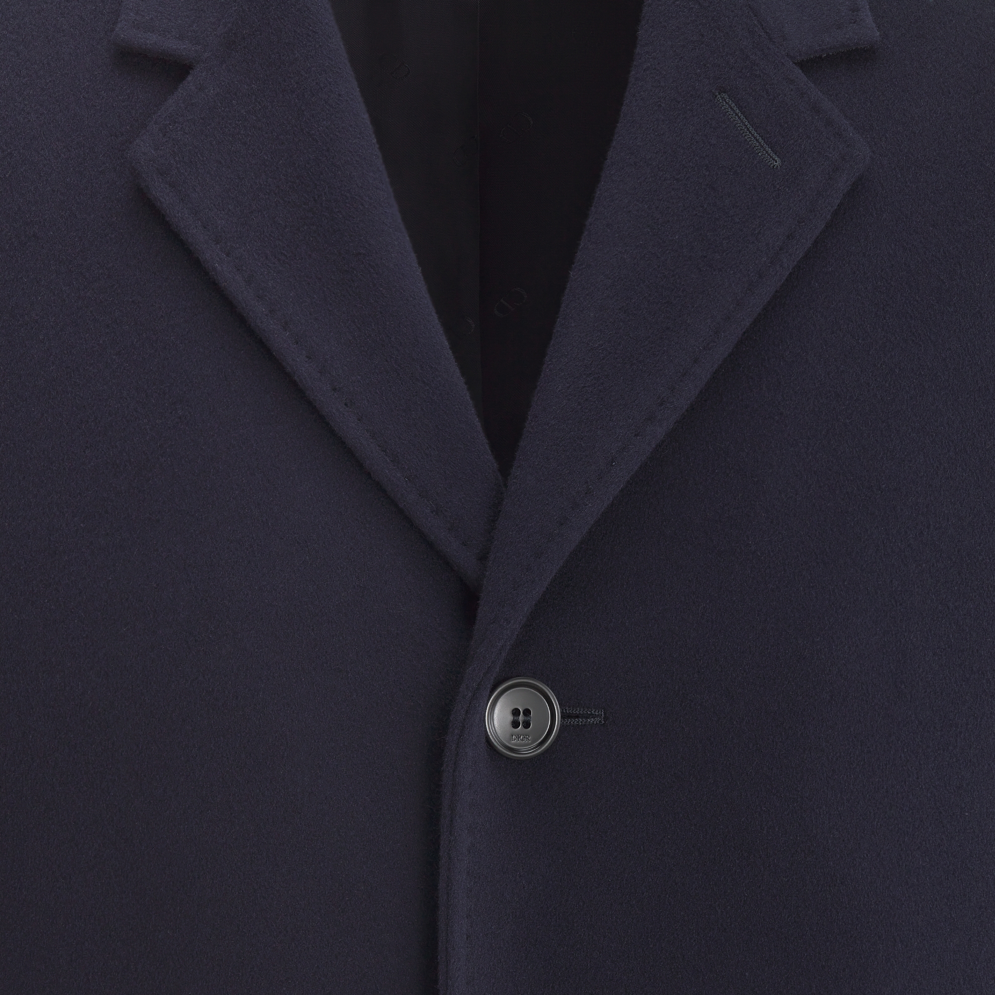 经典大衣 海军蓝色山羊绒面料 E09