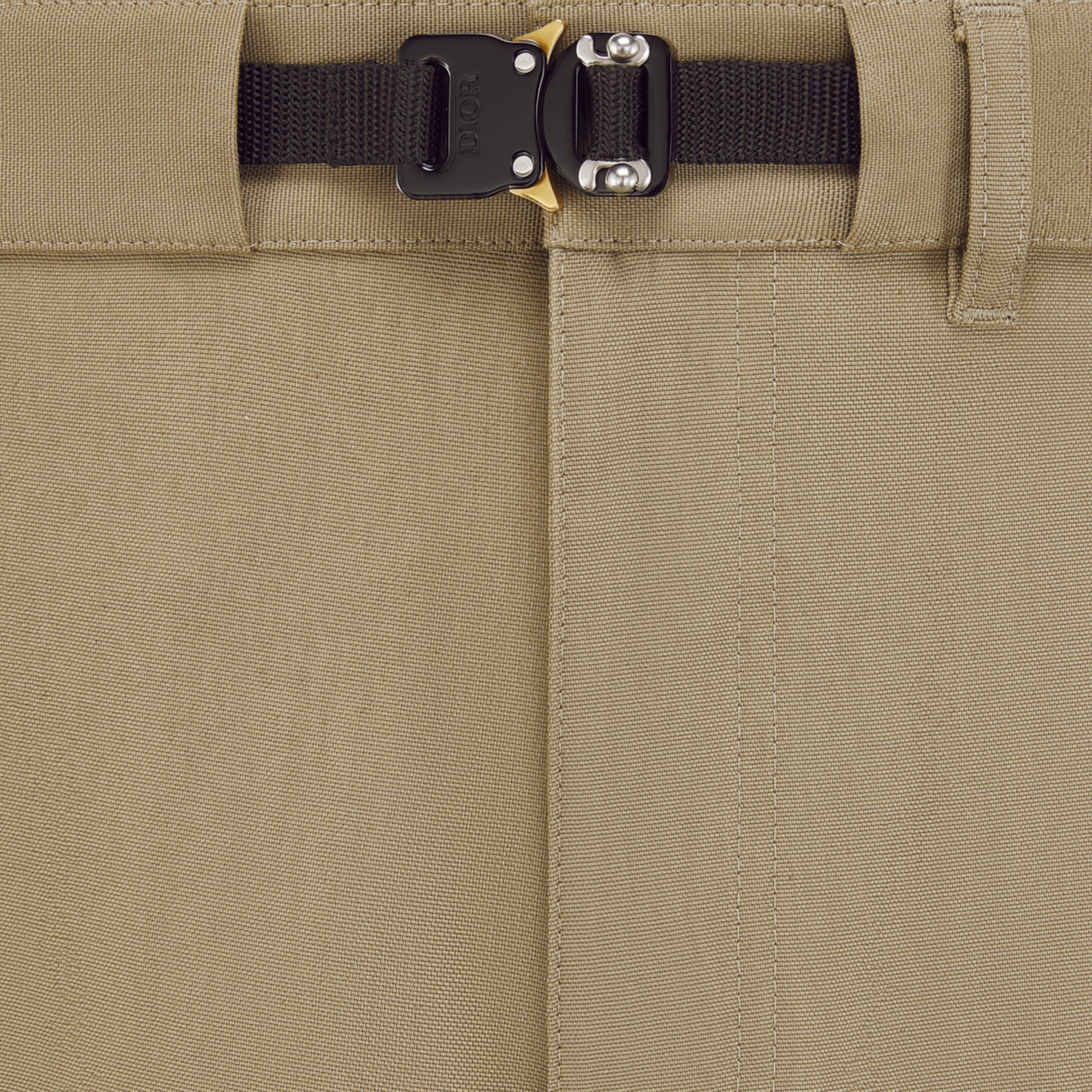 工装裤 米色棉质混纺面料 E09