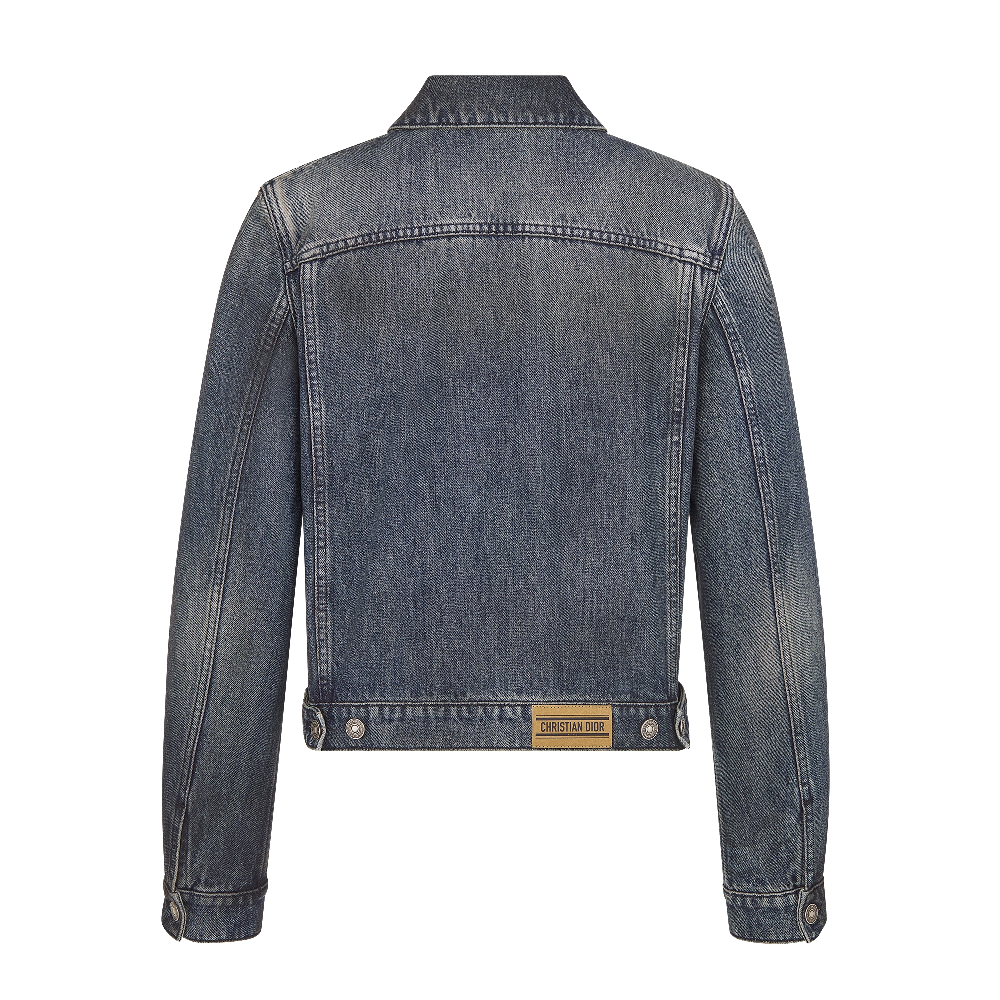 夹克 深蓝色石洗棉质牛仔布 E08