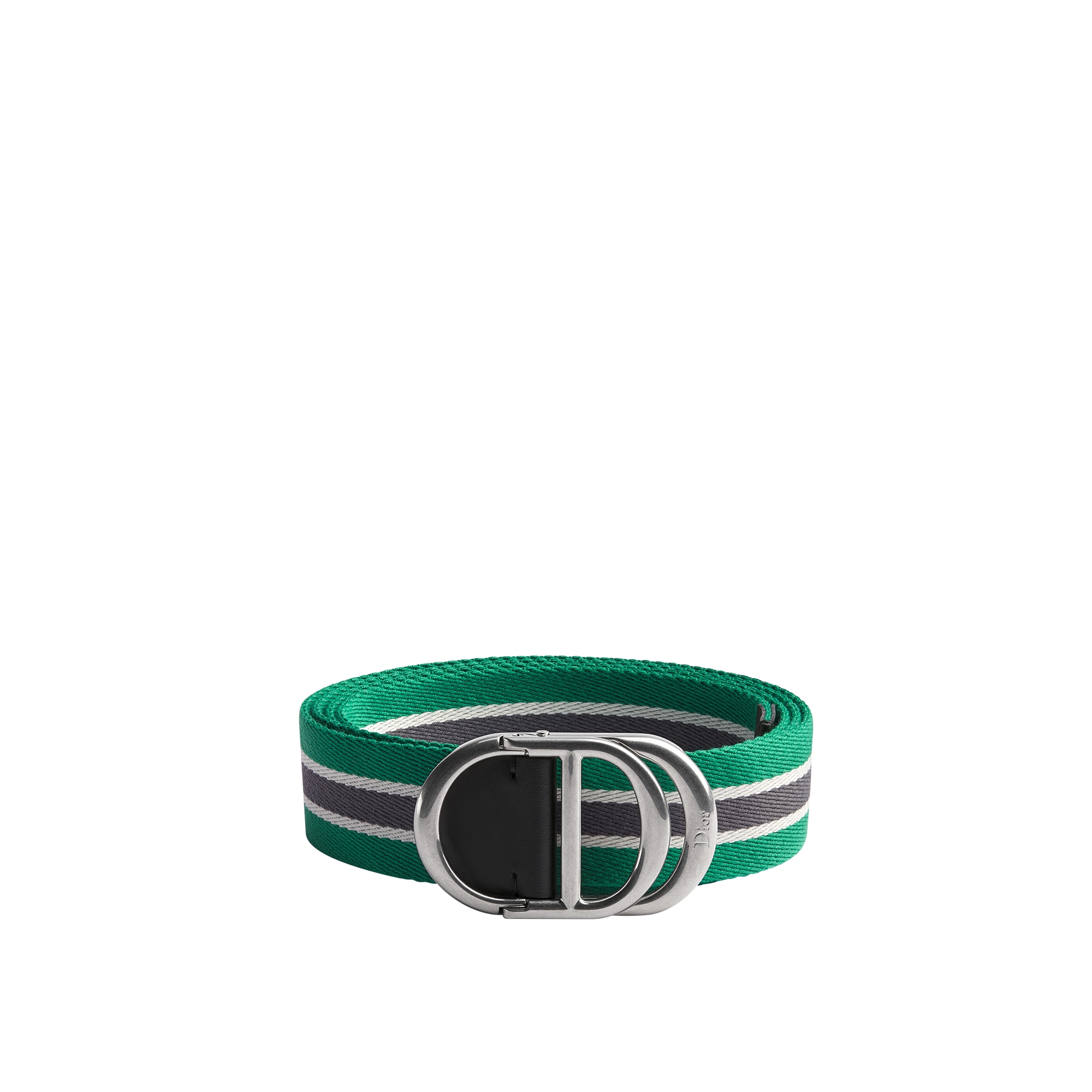  35 毫米牛皮革和三色绿色尼龙