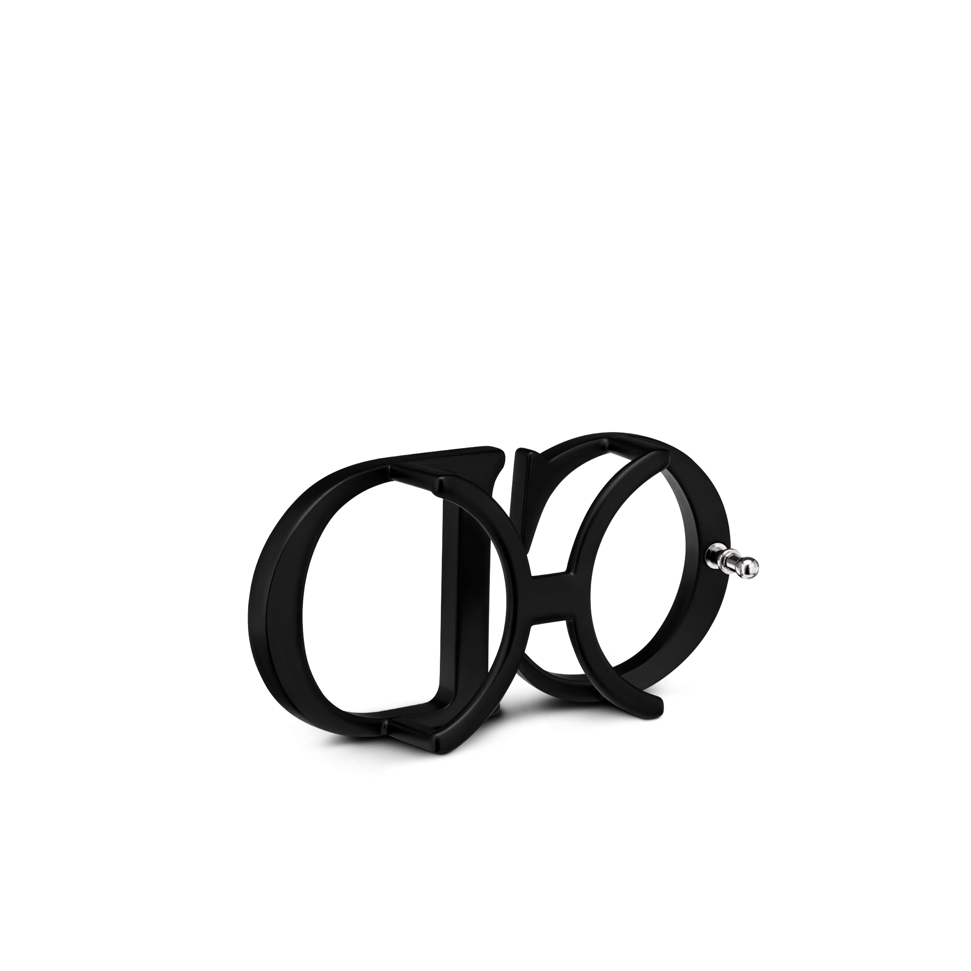 CD 腰带扣 35 毫米黑色涂漆饰面黄铜 E05