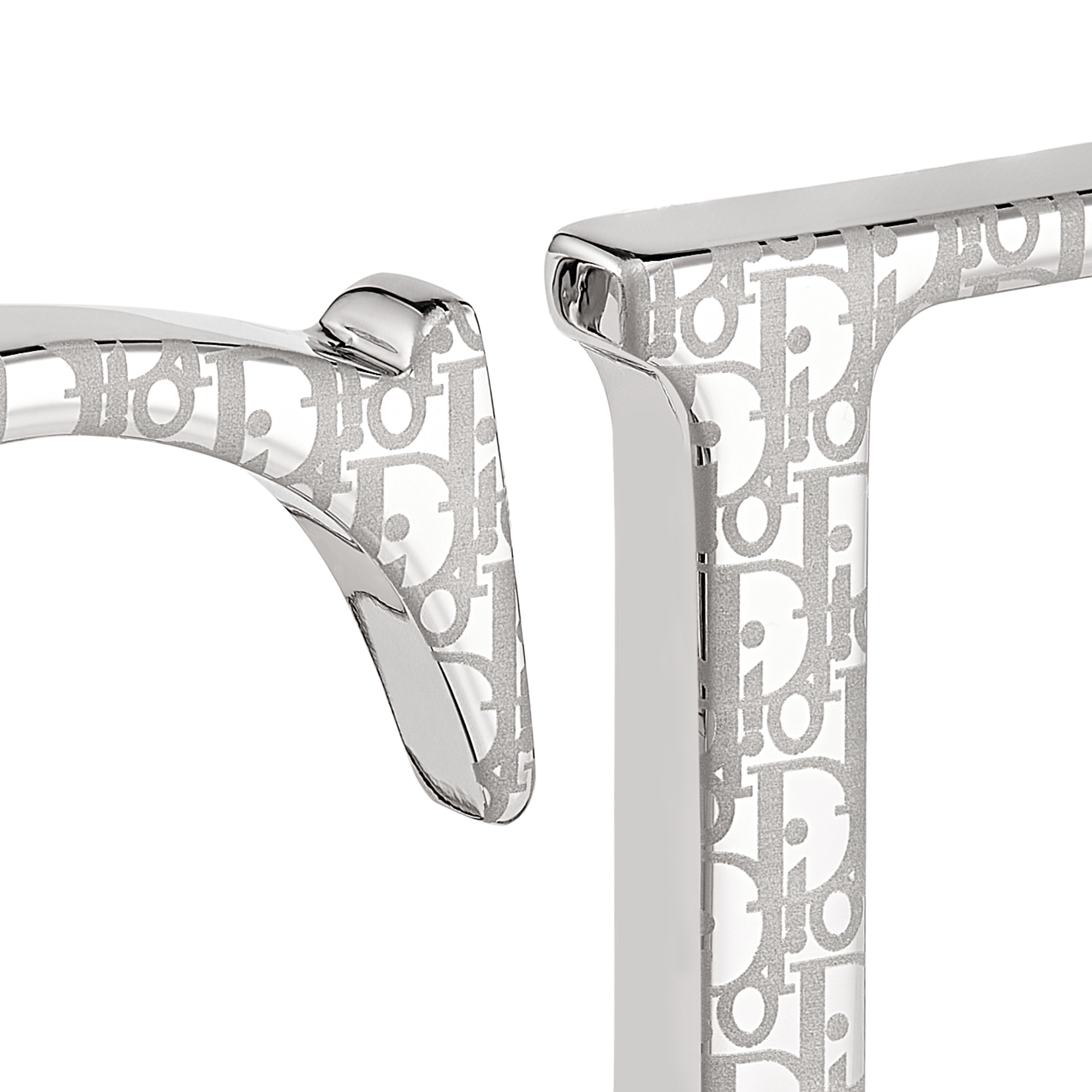 CD 腰带扣 35 毫米金属覆层铜合金 Dior Oblique 图案 E09