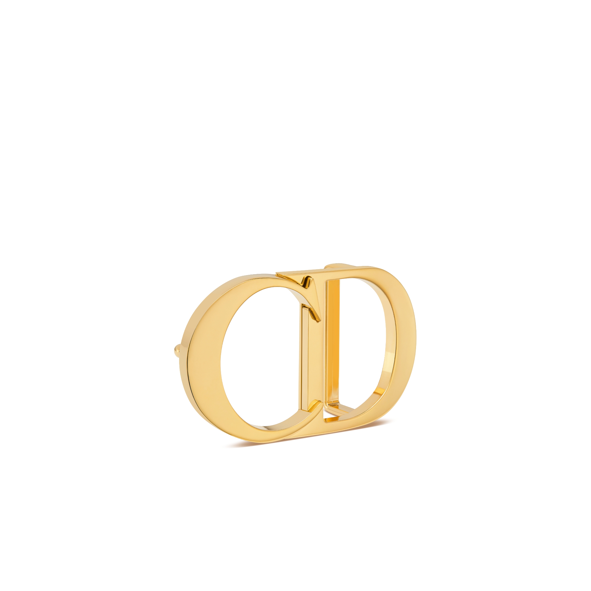 CD Icon 腰带扣 35 毫米金色饰面黄铜 E03