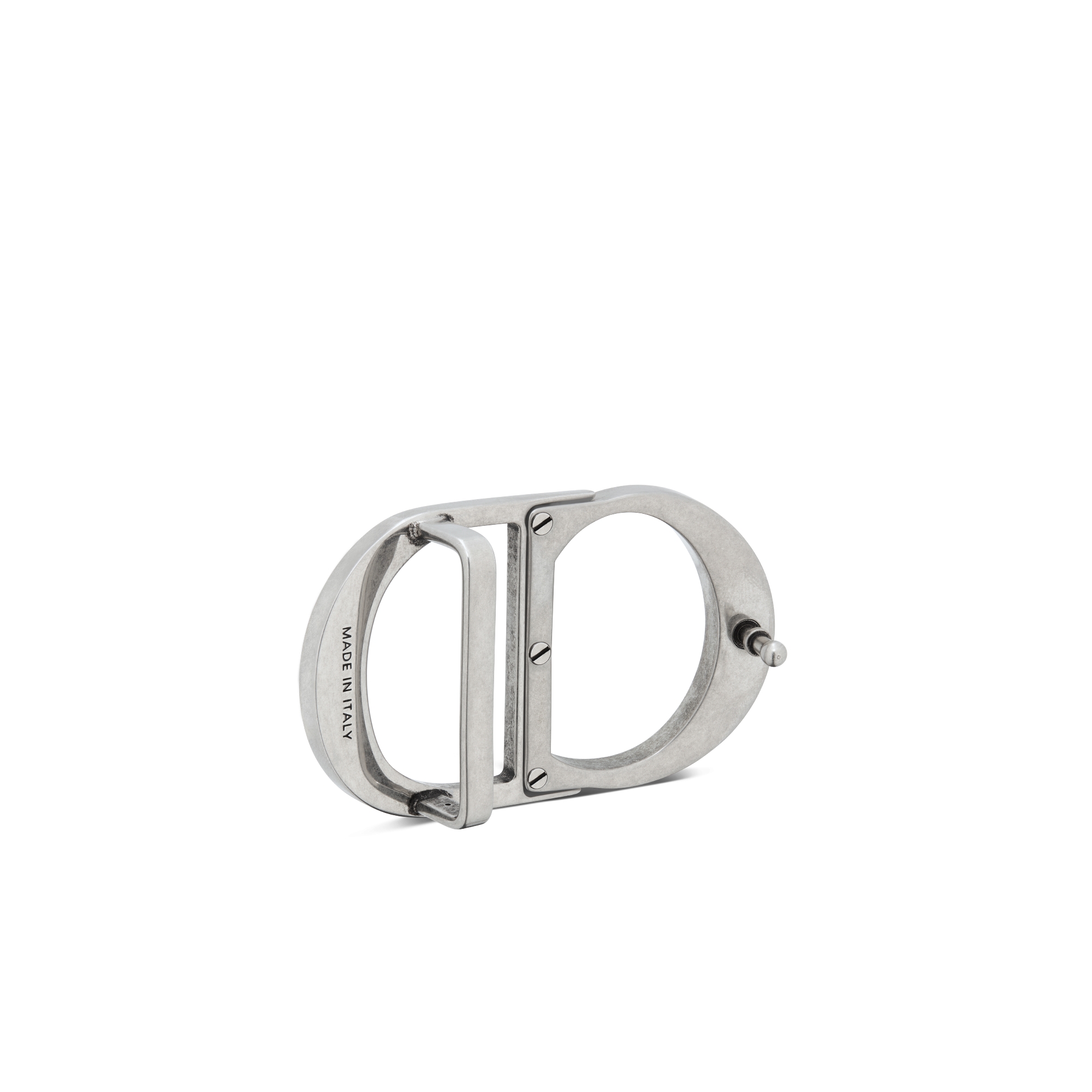 CD Icon 腰带扣 35 毫米复古银色饰面铜合金 E05