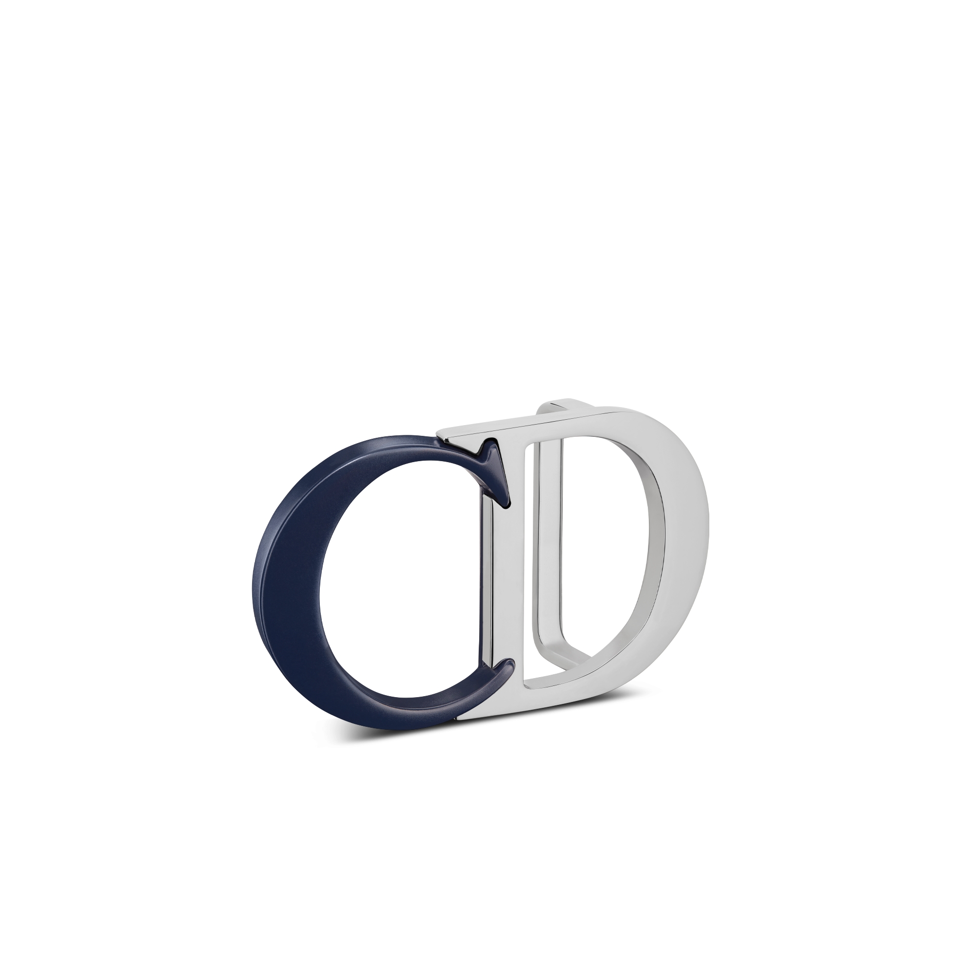 CD Icon 腰带扣 35 毫米海军蓝色哑光涂漆和金属覆层铜合金 E03