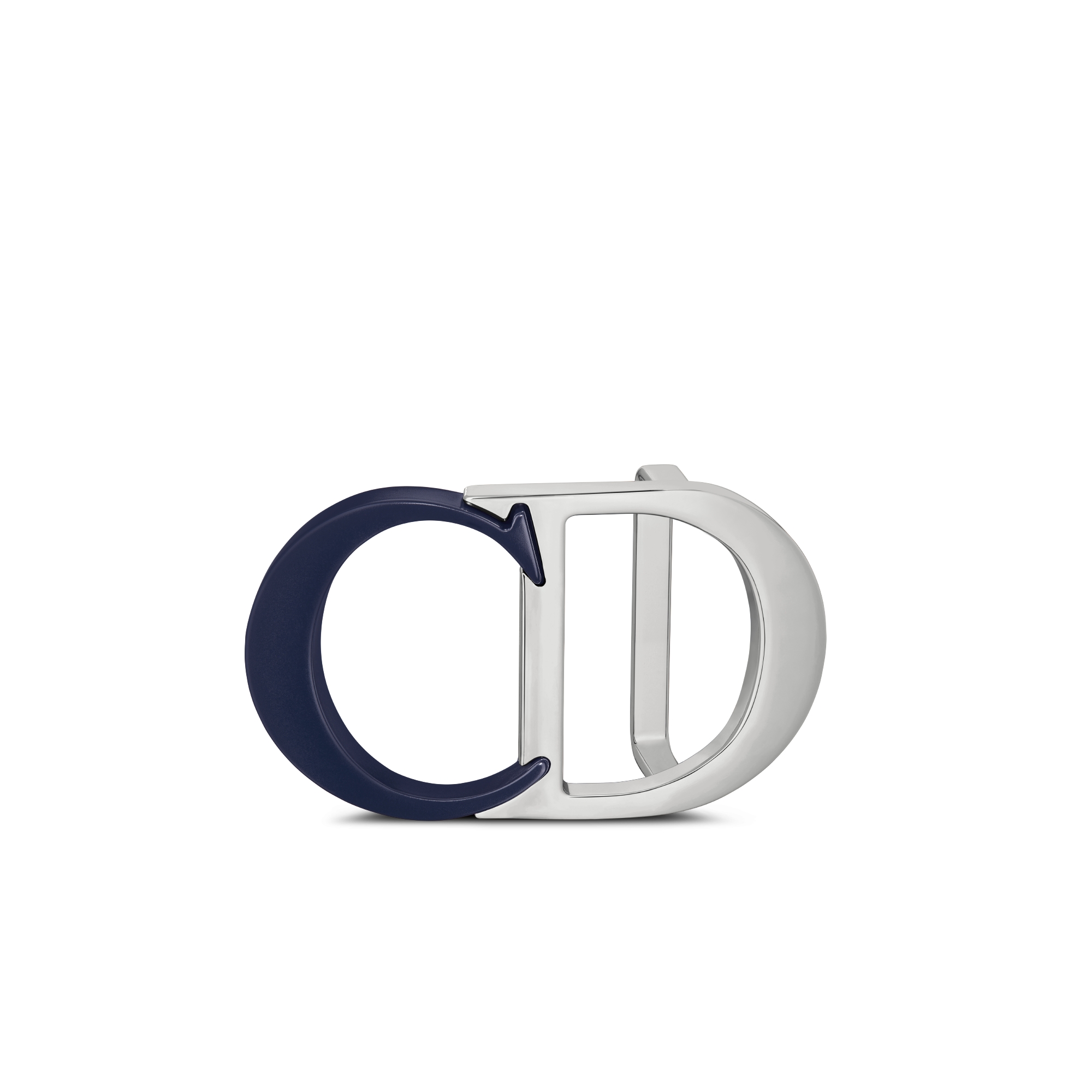 CD Icon 腰带扣 35 毫米海军蓝色哑光涂漆和金属覆层铜合金 E06