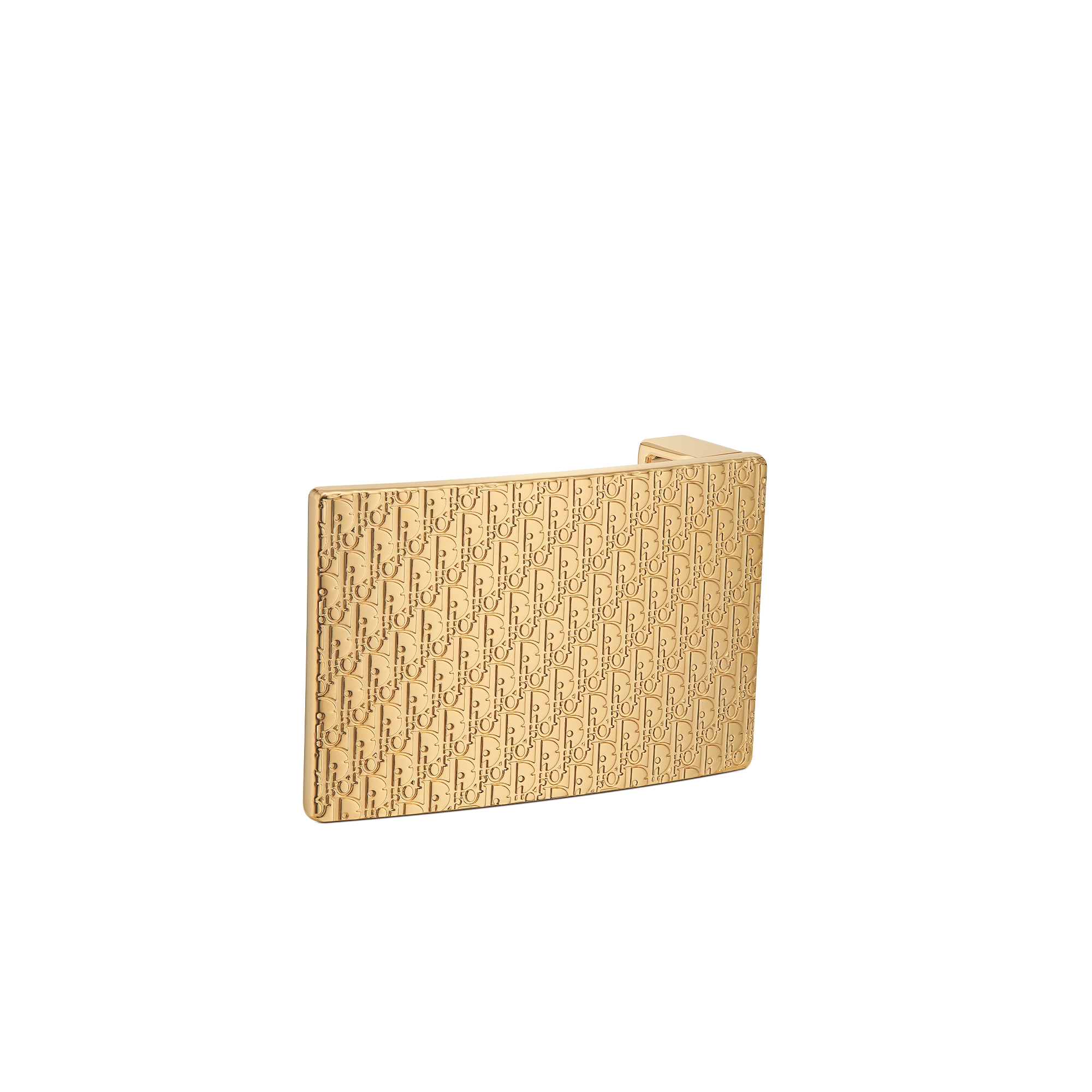 腰带扣 35 毫米金色饰面黄铜 Oblique 图案 E03