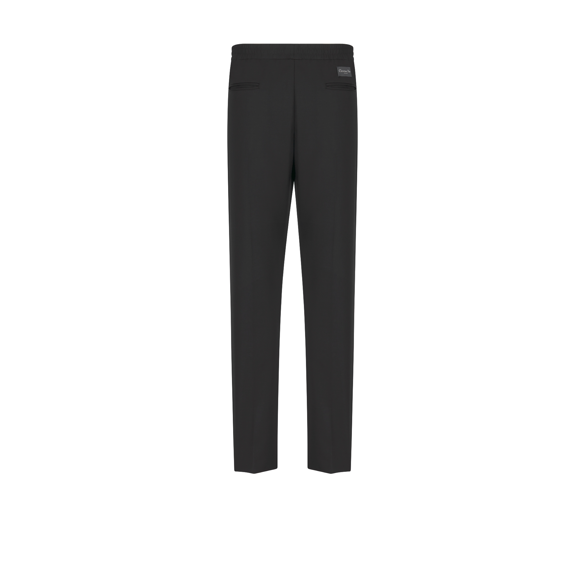 运动长裤 黑色棉质斜纹面料 Christian Dior Couture 标签 E08