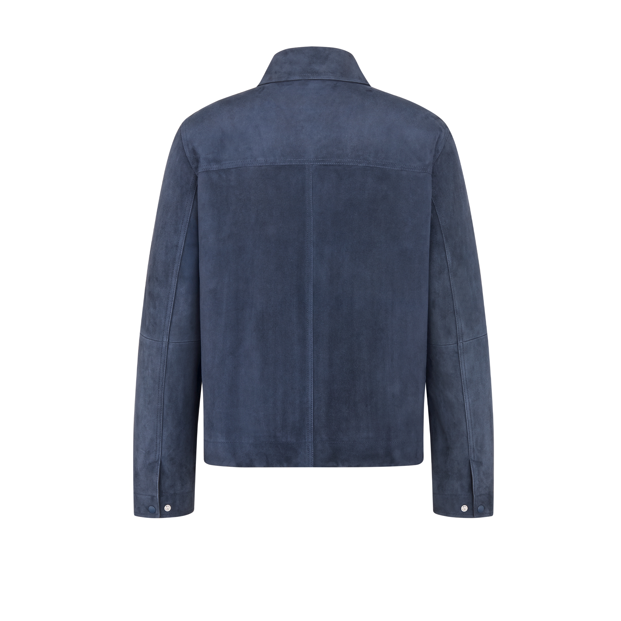 短夹克 海军蓝色羊皮革 E08