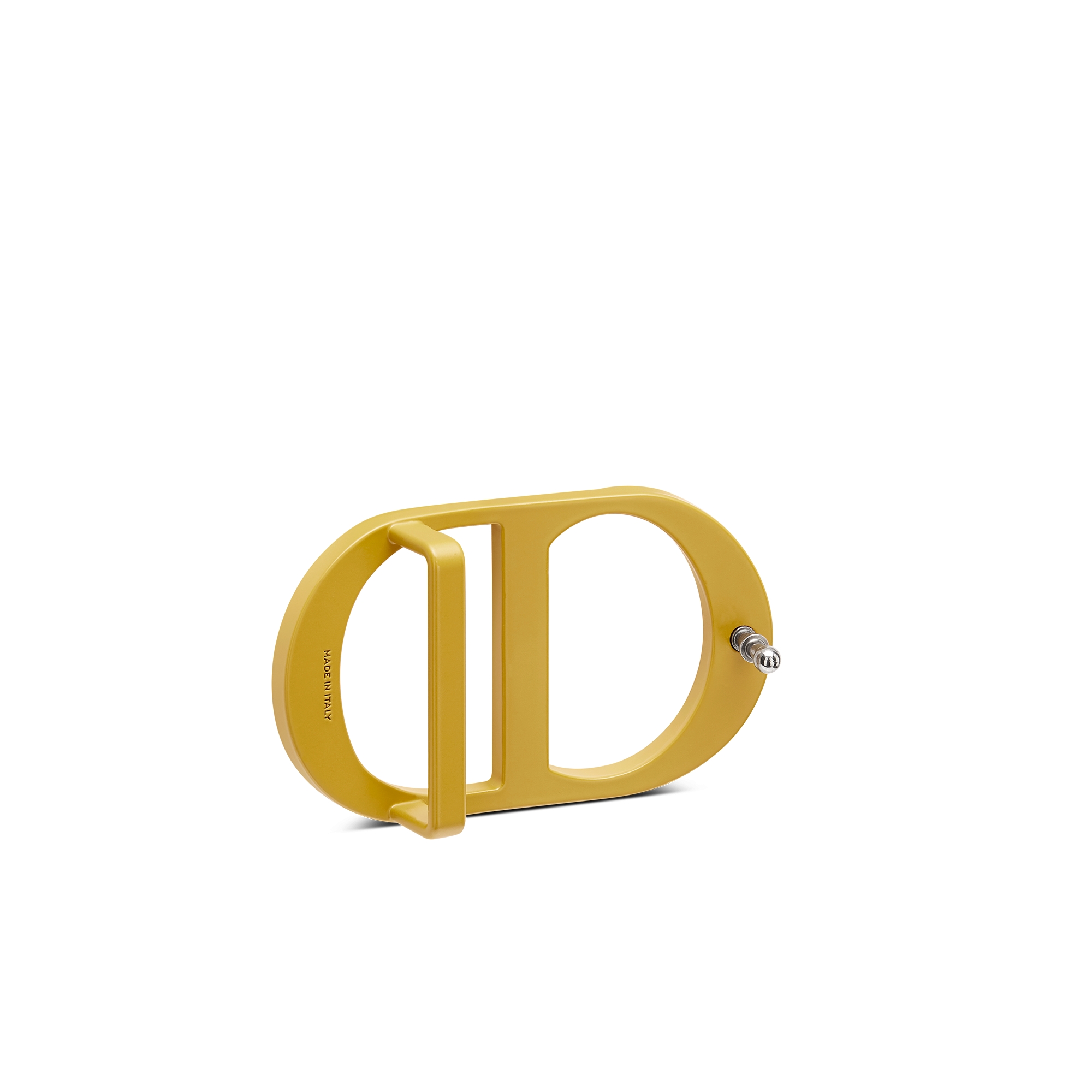 CD Icon 腰带扣 35 毫米黄色哑光涂漆饰面黄铜 E05